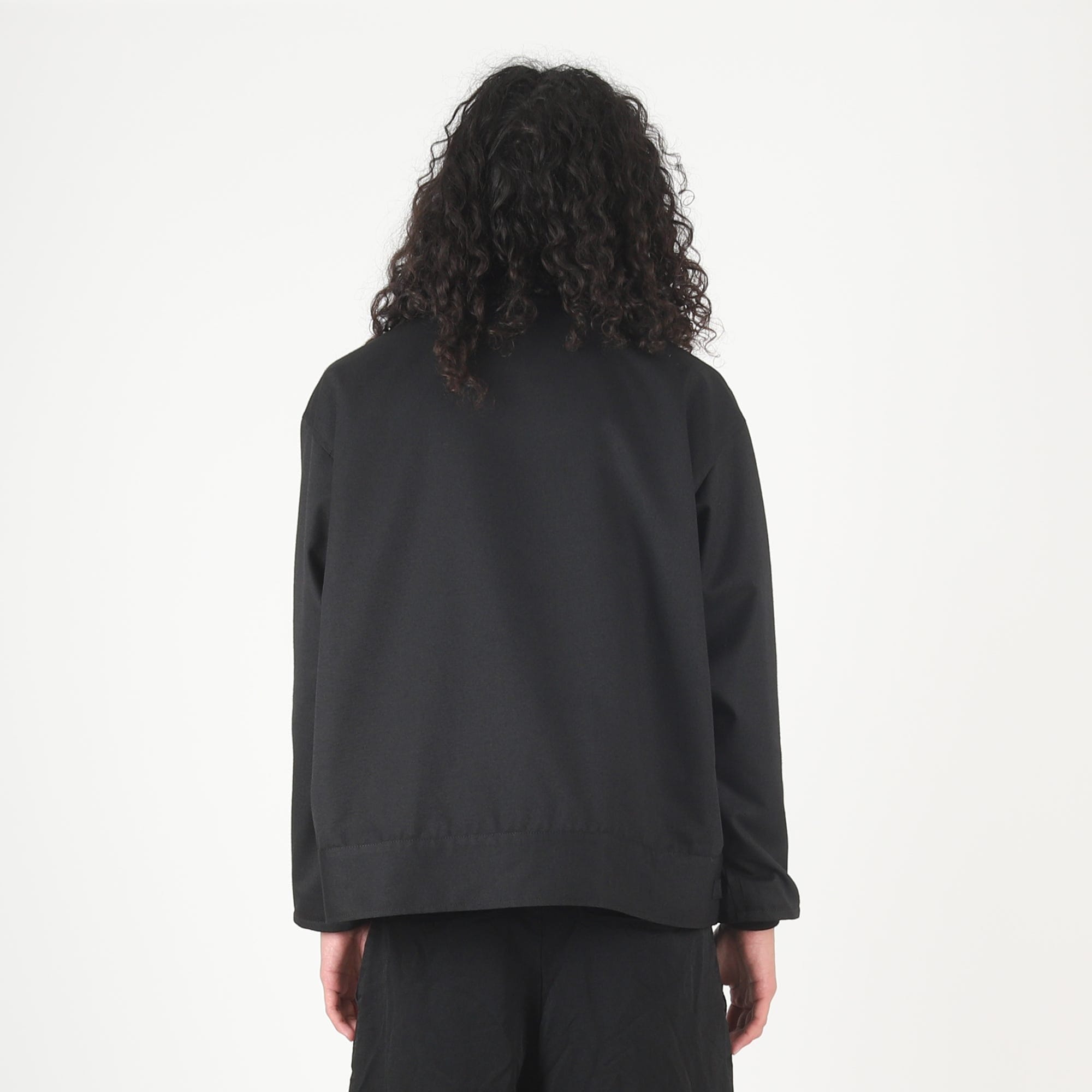 CDG HOMME Wool Polyester Twill Jacket - Black