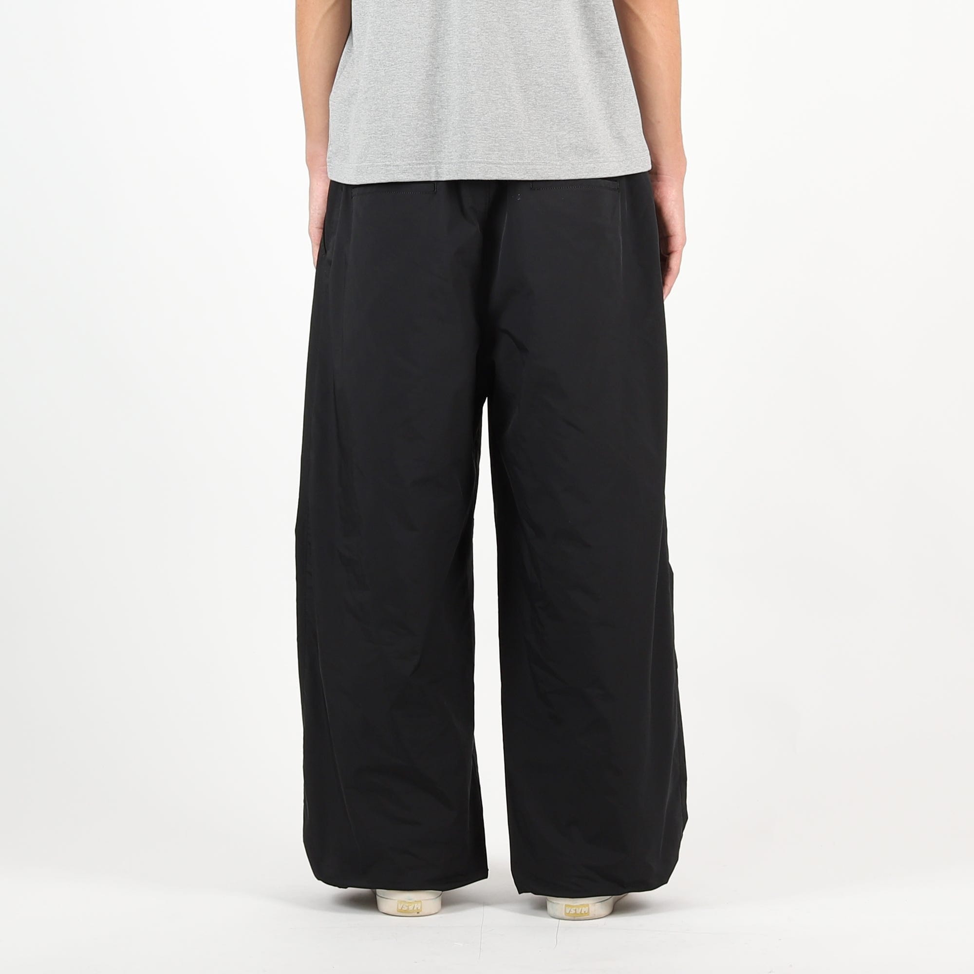 Comme Des Garcons Polyester Twill Mesh Pant - Black