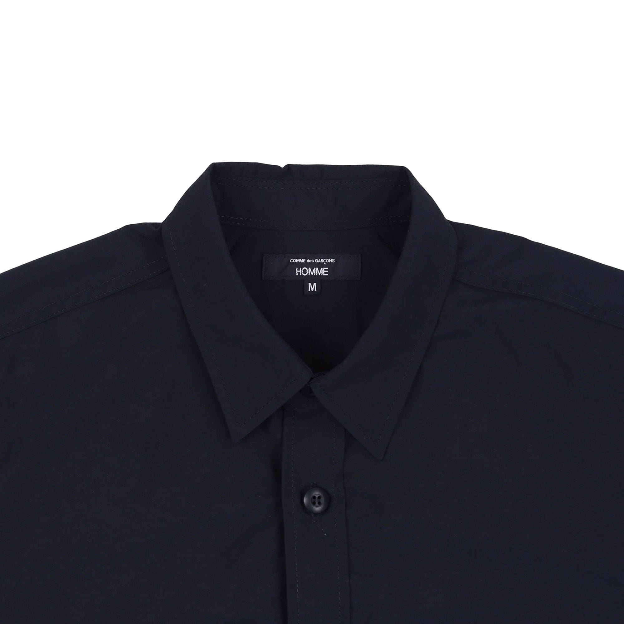 CDG HOMME Nylon Tussah Shirt - Navy