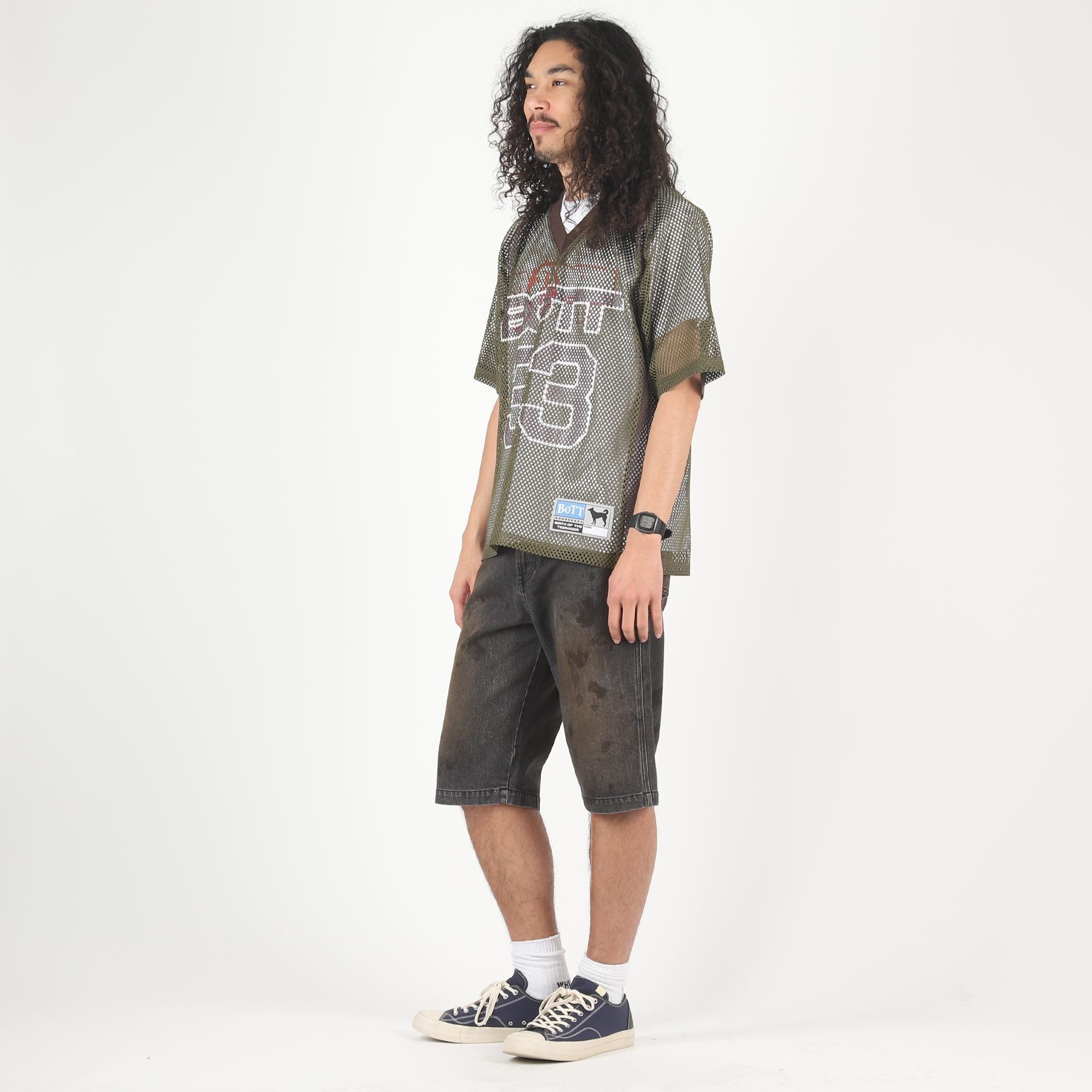 Bott Mesh Football Shirt - Olive