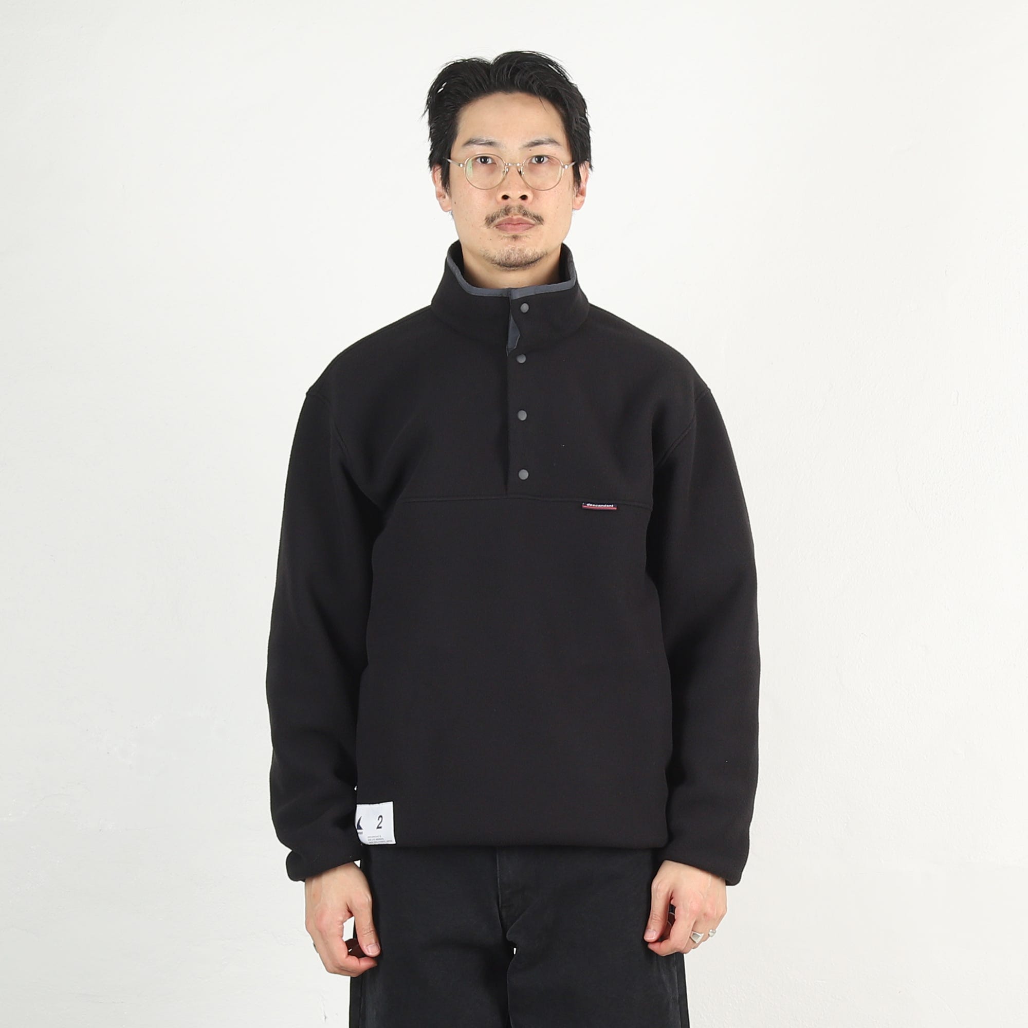 Descendant Humming Fleece Pullover - Black