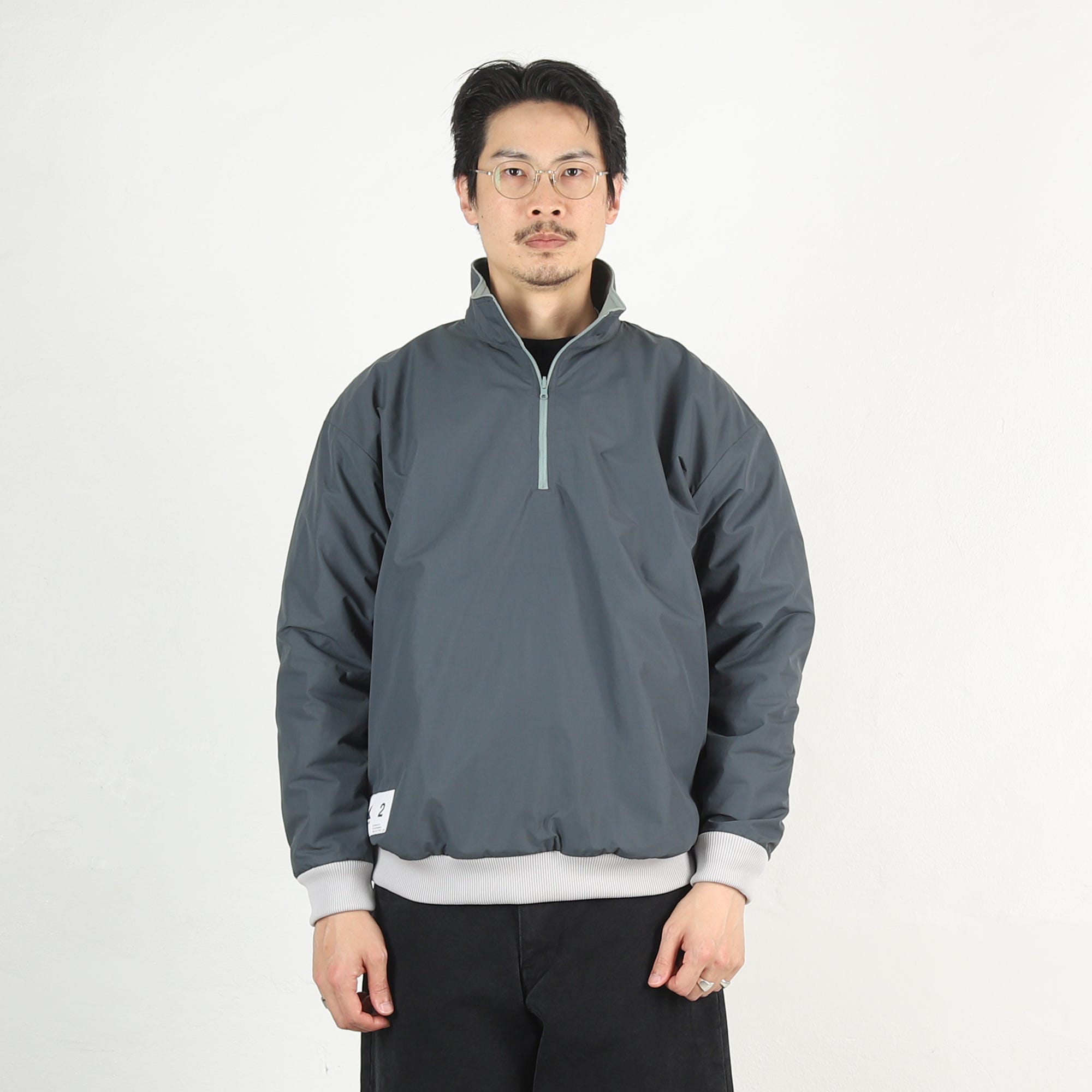 Descendant Tide Half Zip Jacket - Grey