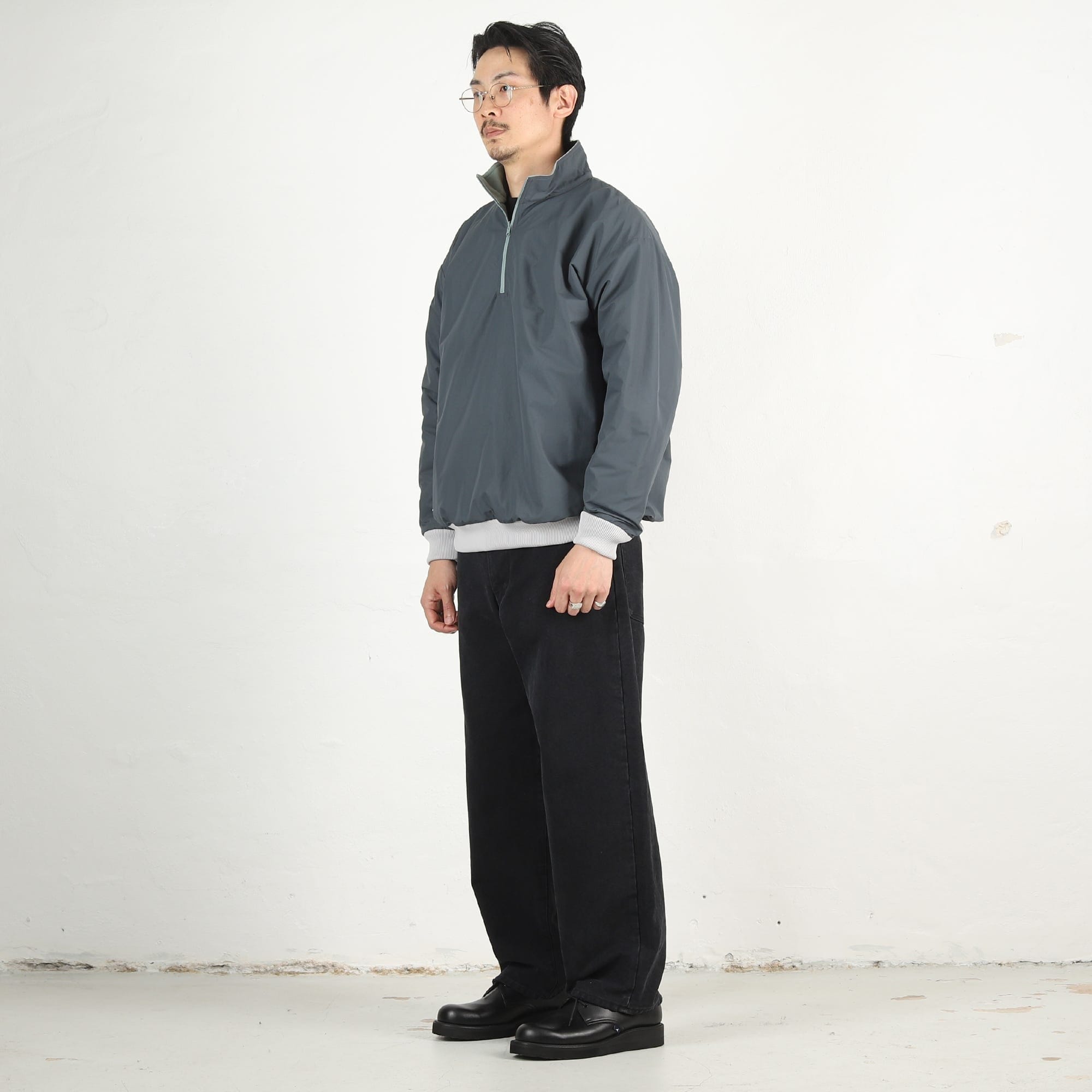 Descendant Tide Half Zip Jacket - Grey