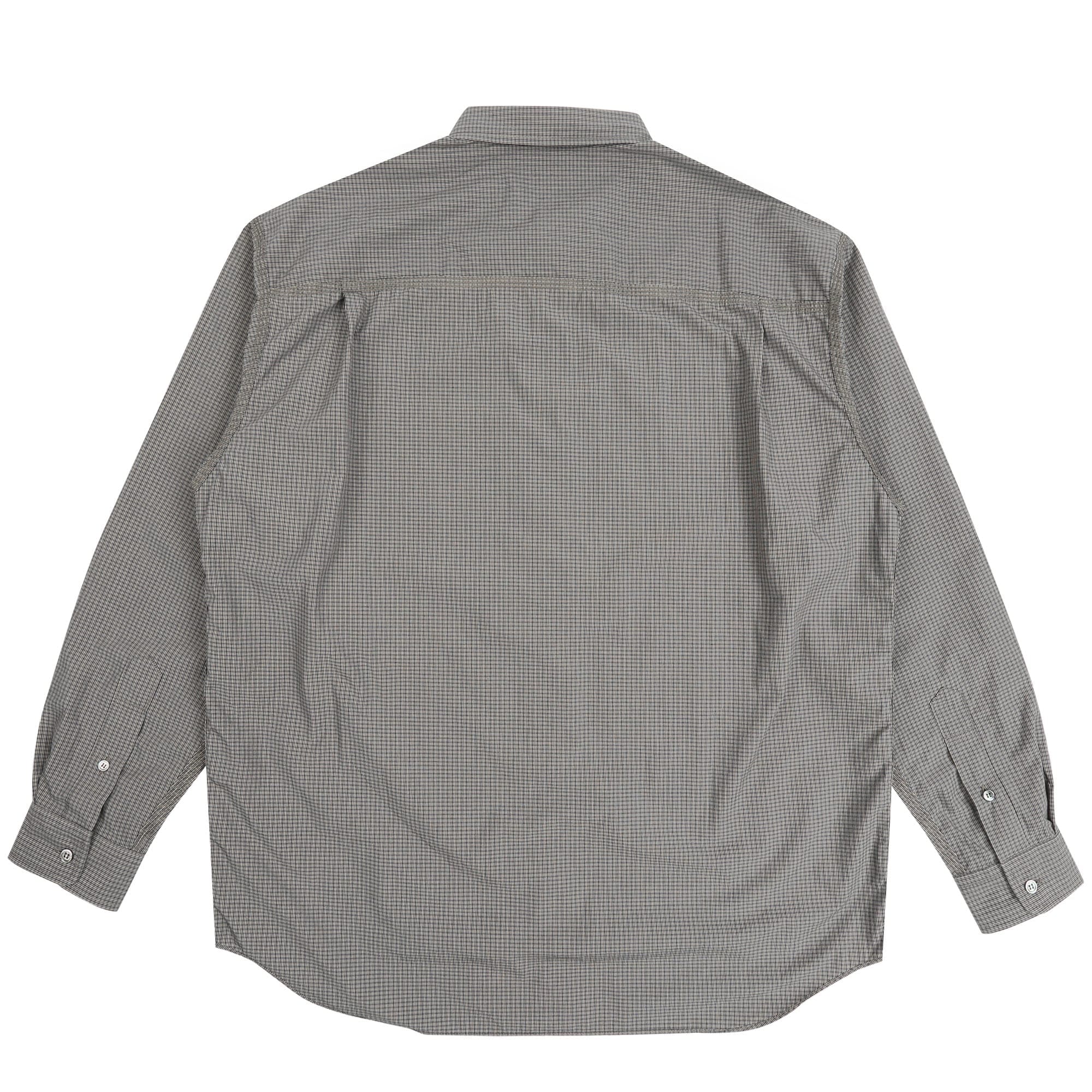 CDG HOMME Cotton Check Shirt - Brown