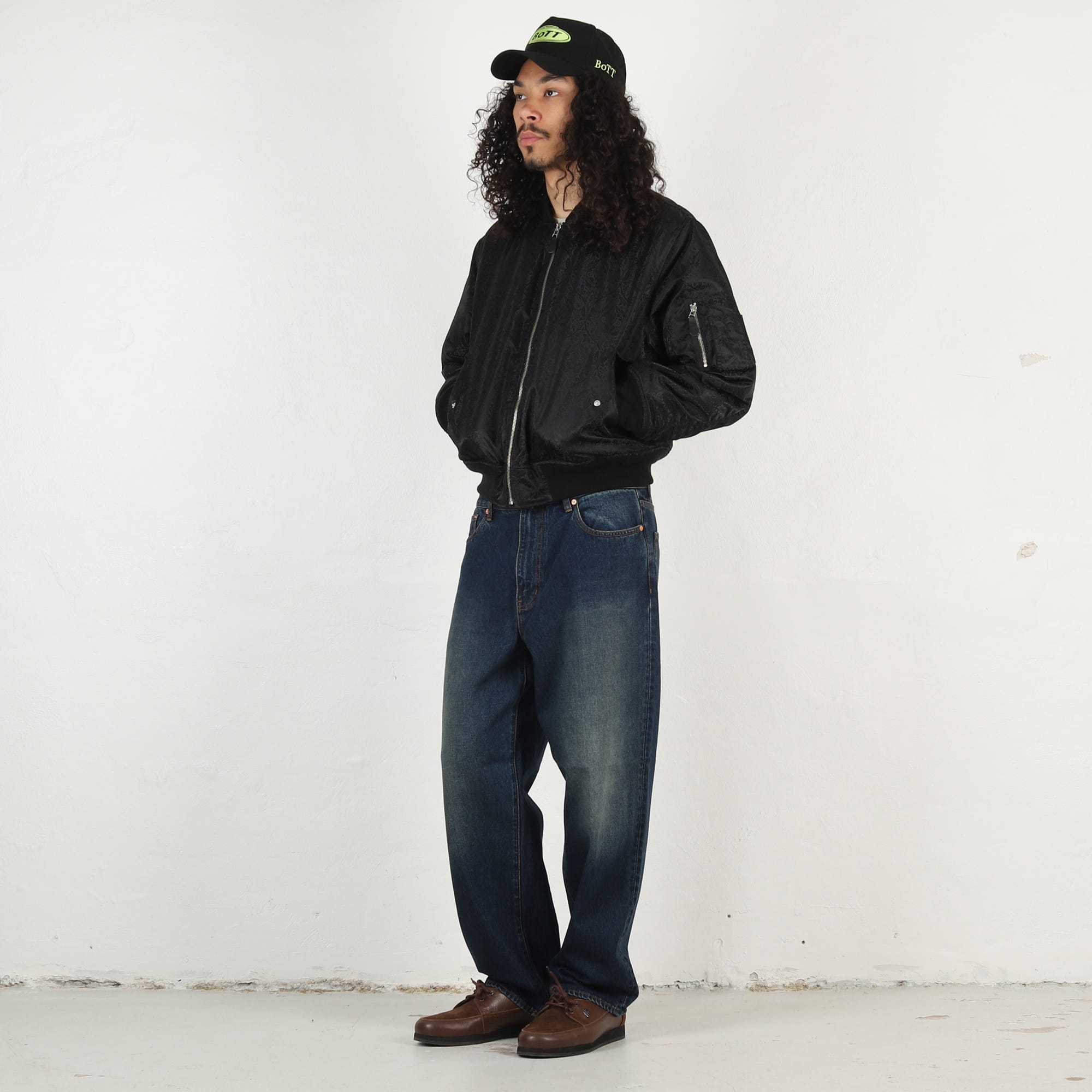 Bott Jacquard MA-1 Jacket - Black