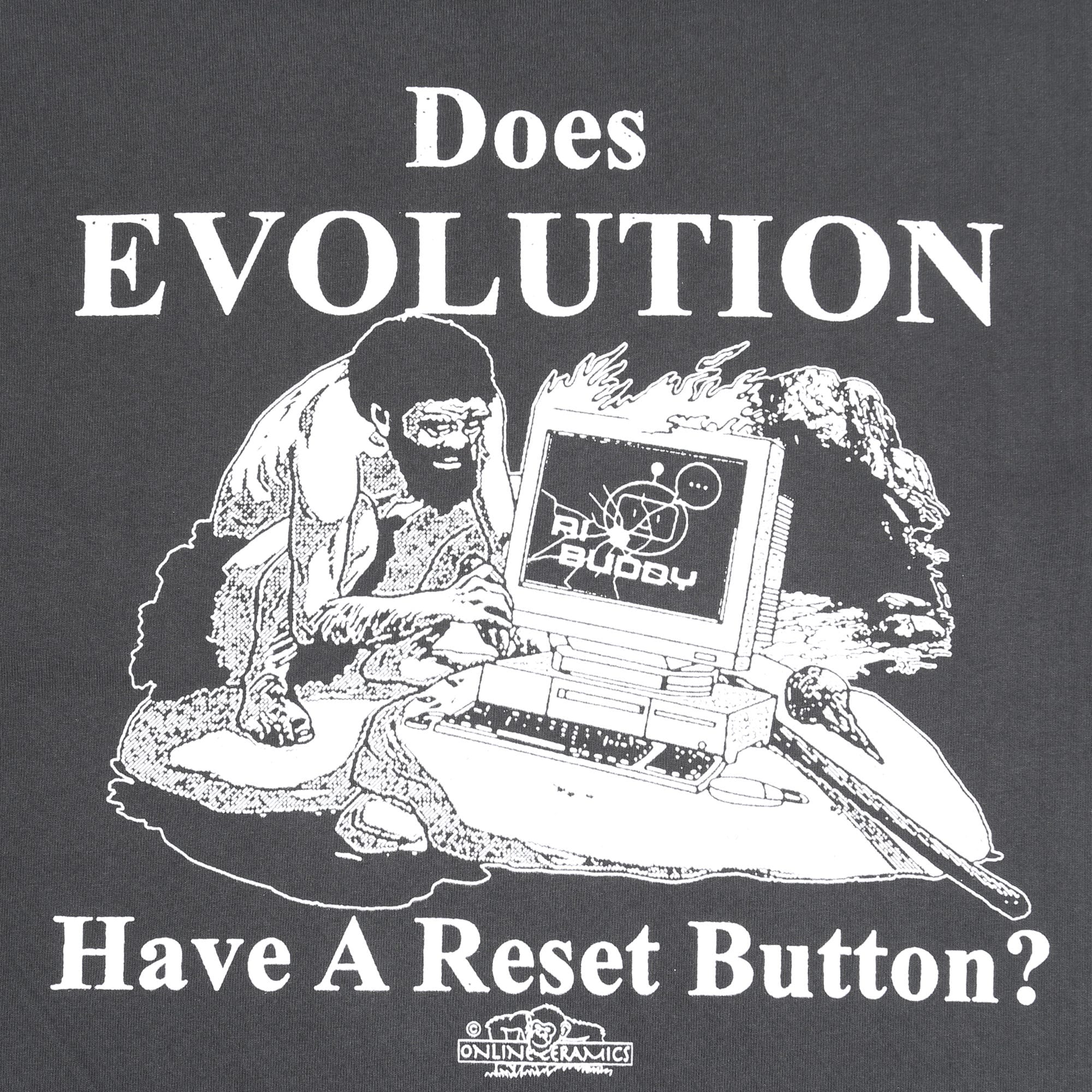 Online Ceramics Hard Reset T-Shirt - Off Black