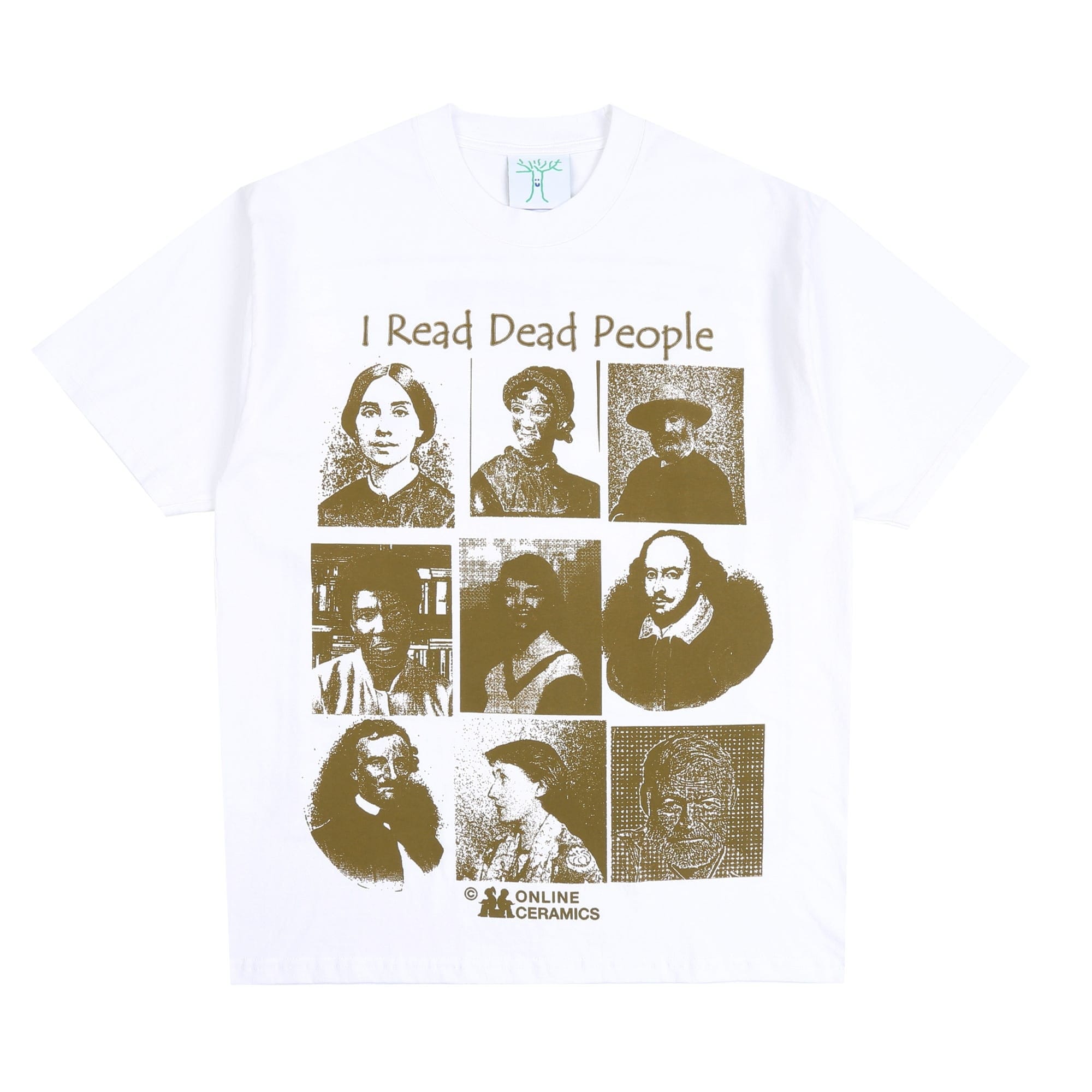 Online Ceramics I Read Dead People T-Shirt - White