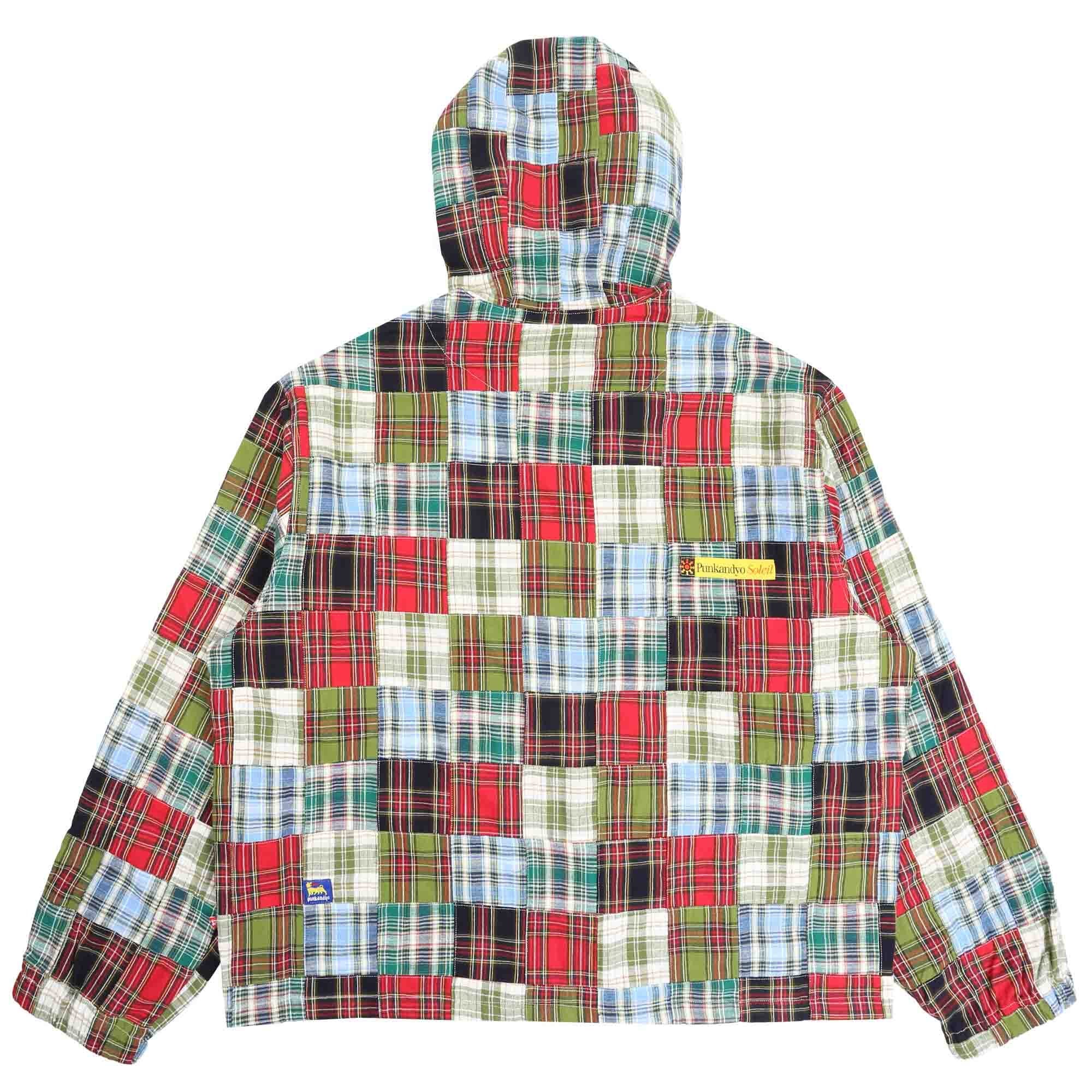 Punkandyo Plaid Zip Hoodie - Multi