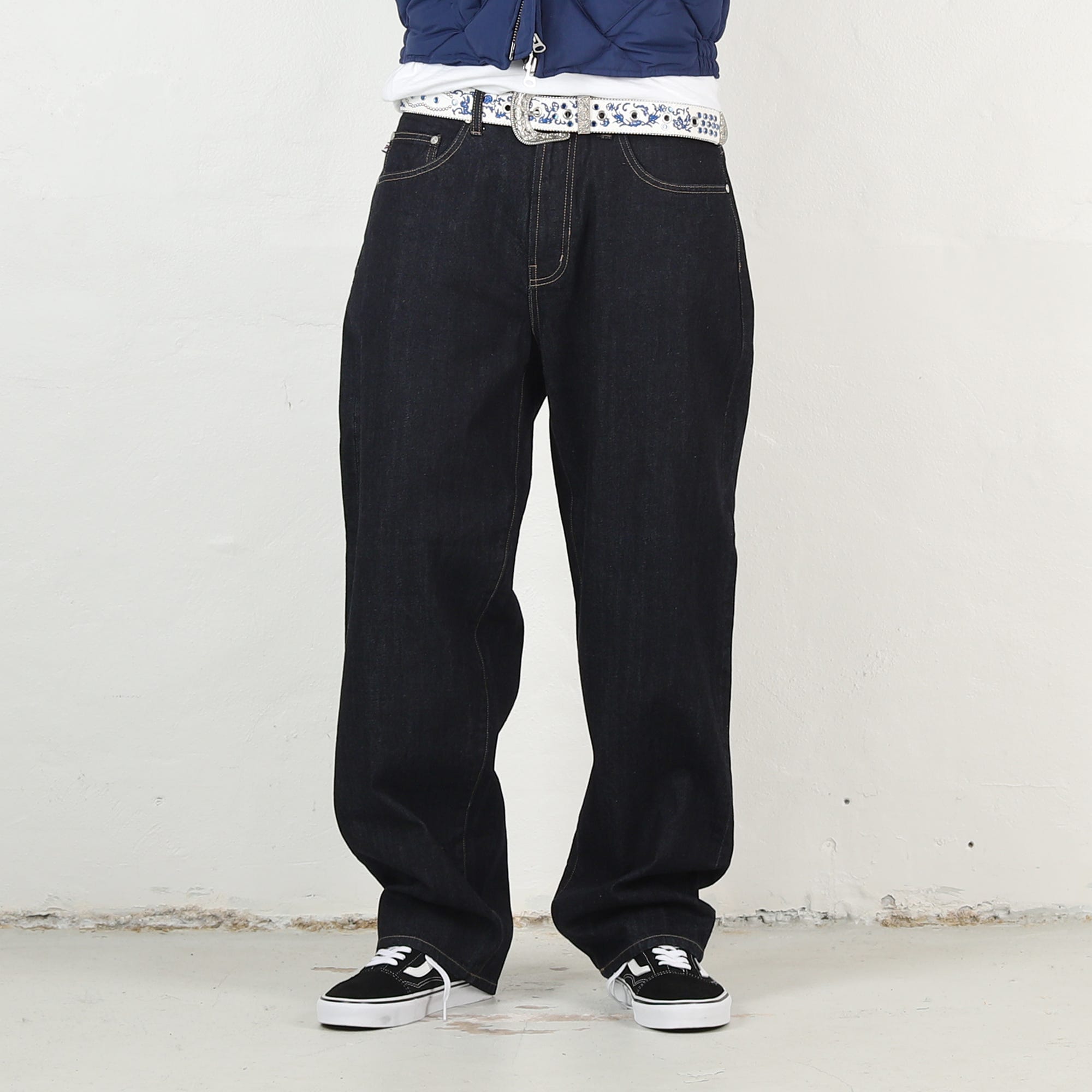 Punkandyo Red STFU Jeans - Indigo