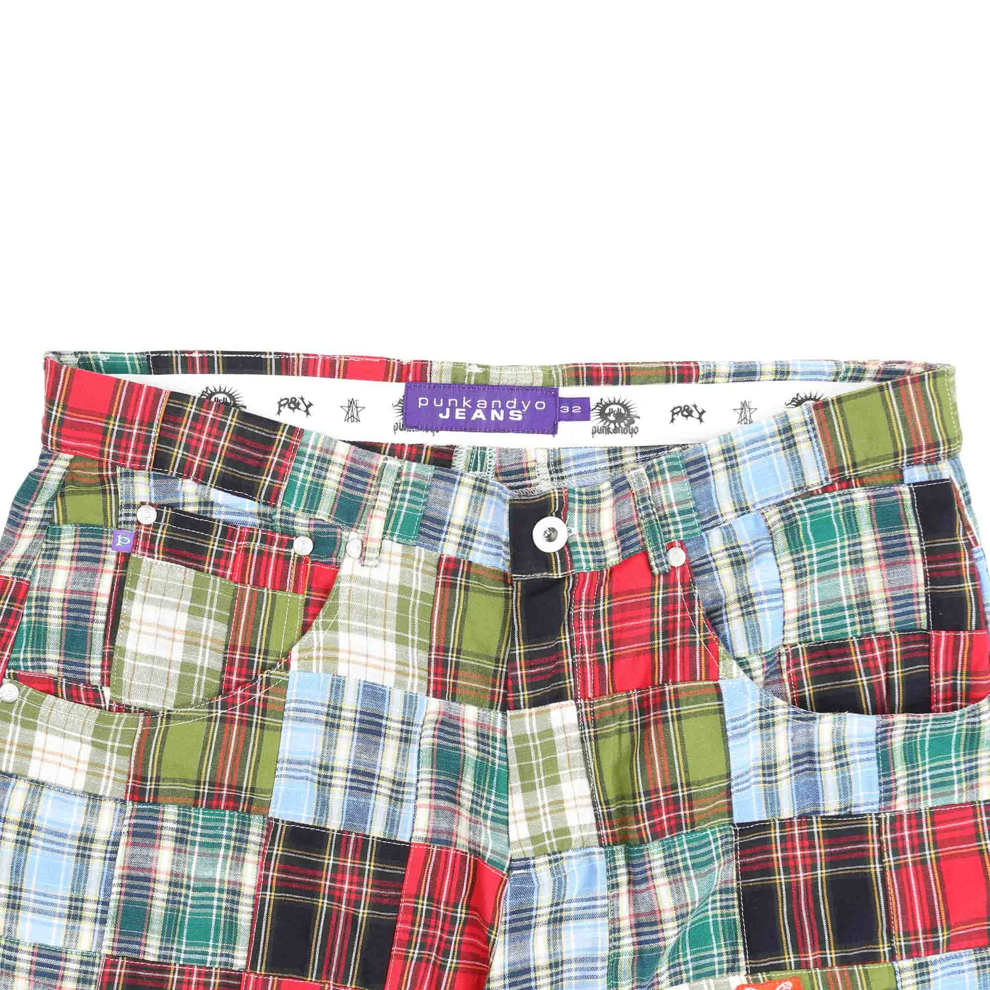 Punkandyo Plaid Shorts - Multi