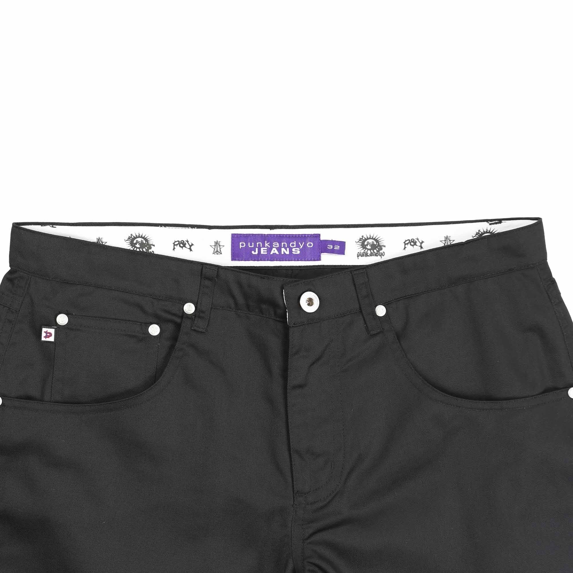 Punkandyo Chino Shorts 2025 - Black