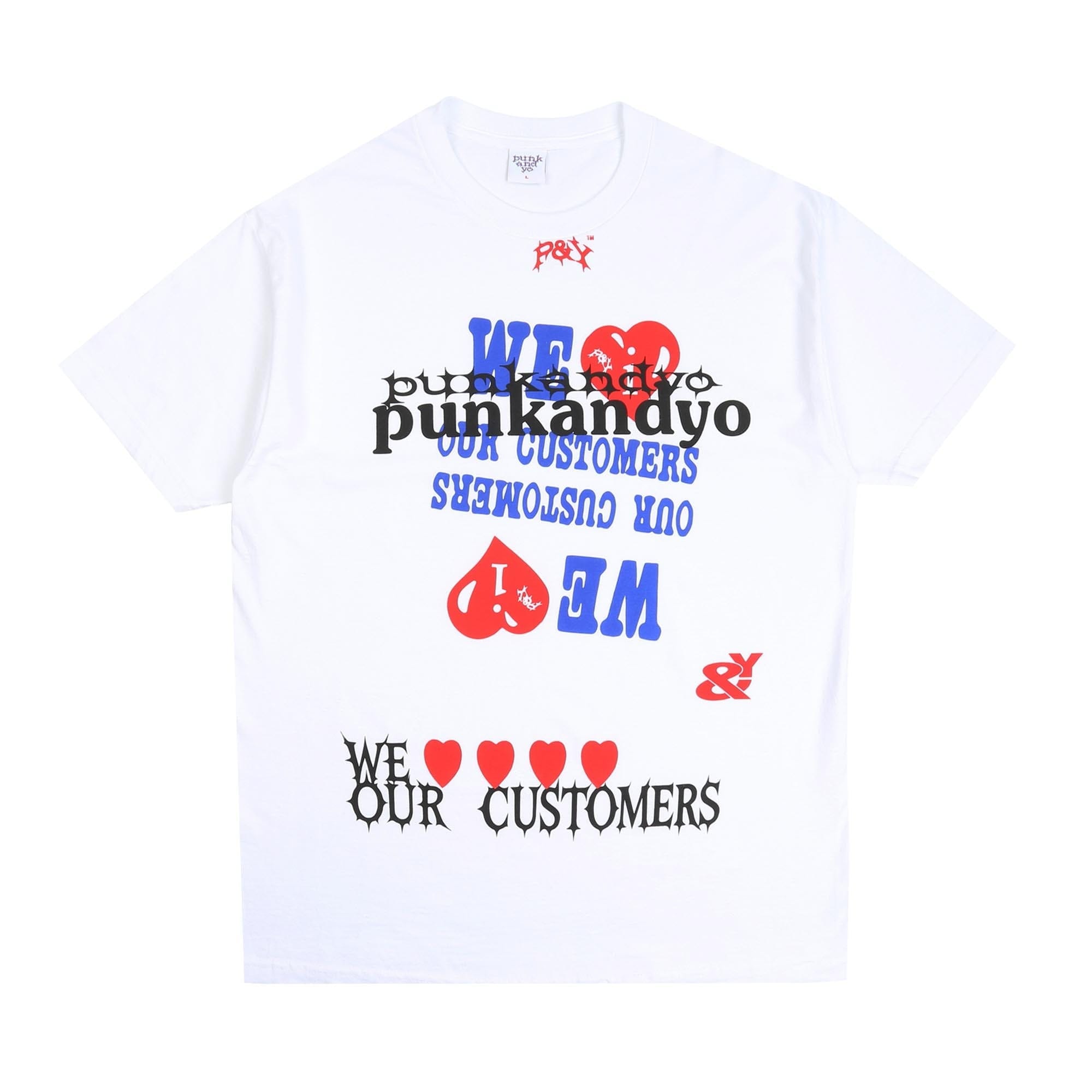 Punkandyo We Love Client T-Shirt - White