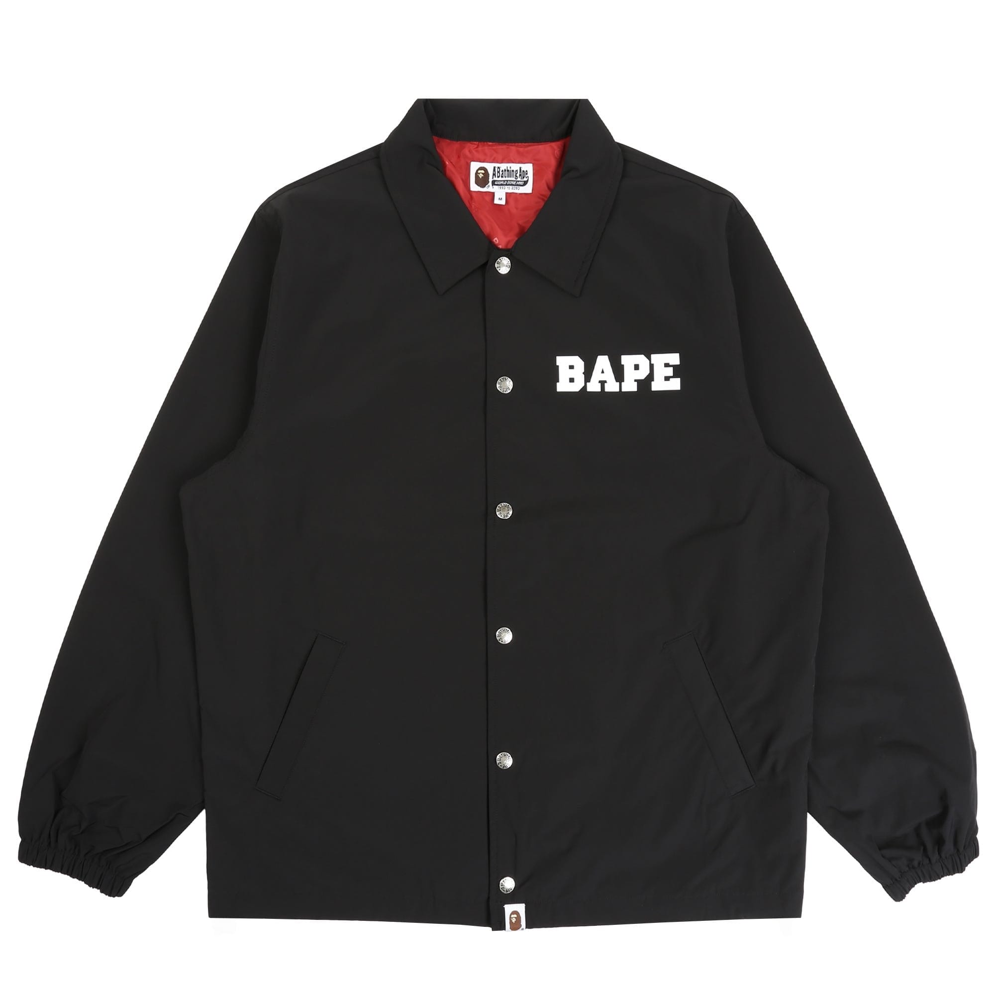 BAPE College Coach Jacket - Black