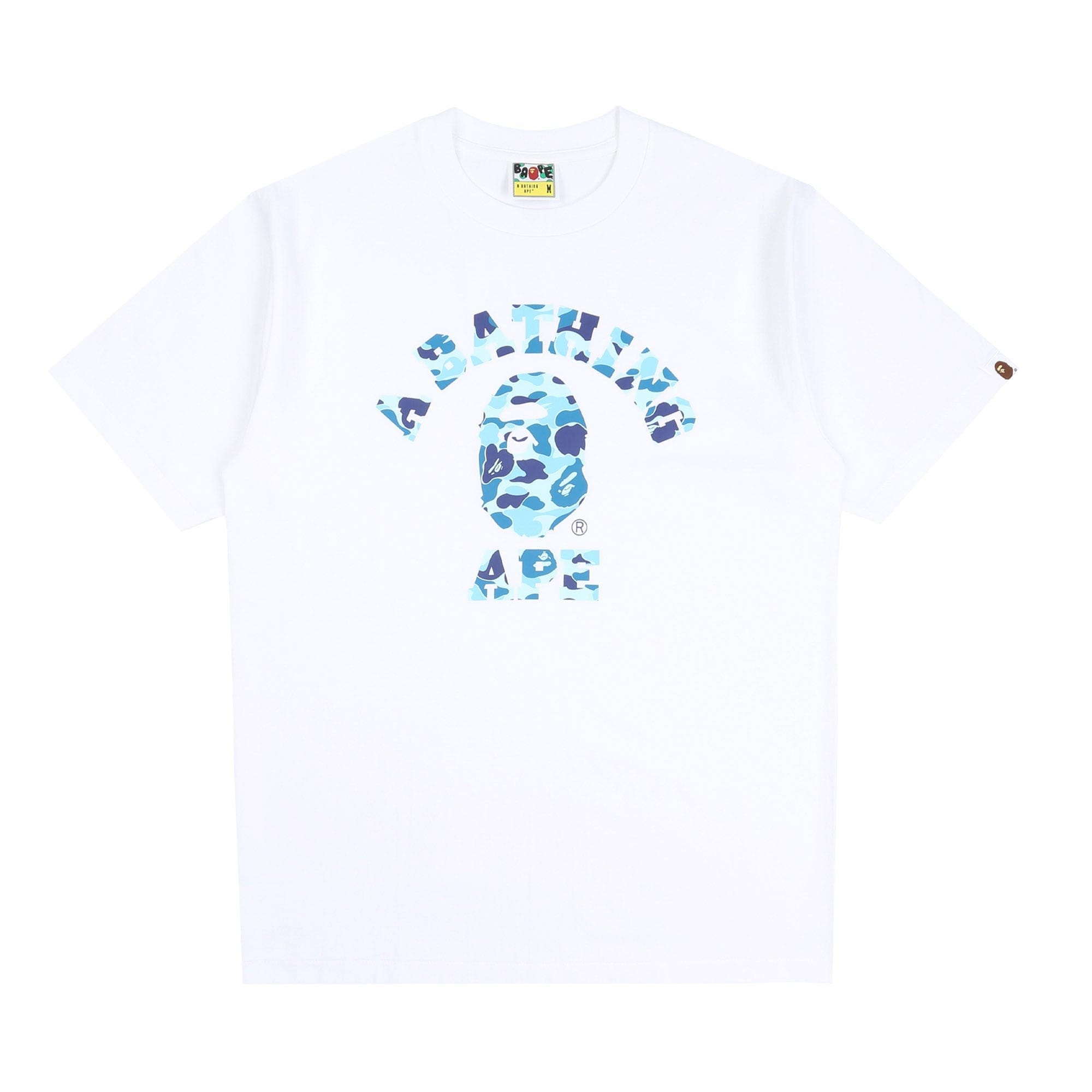 BAPE Abc Camo College Tee