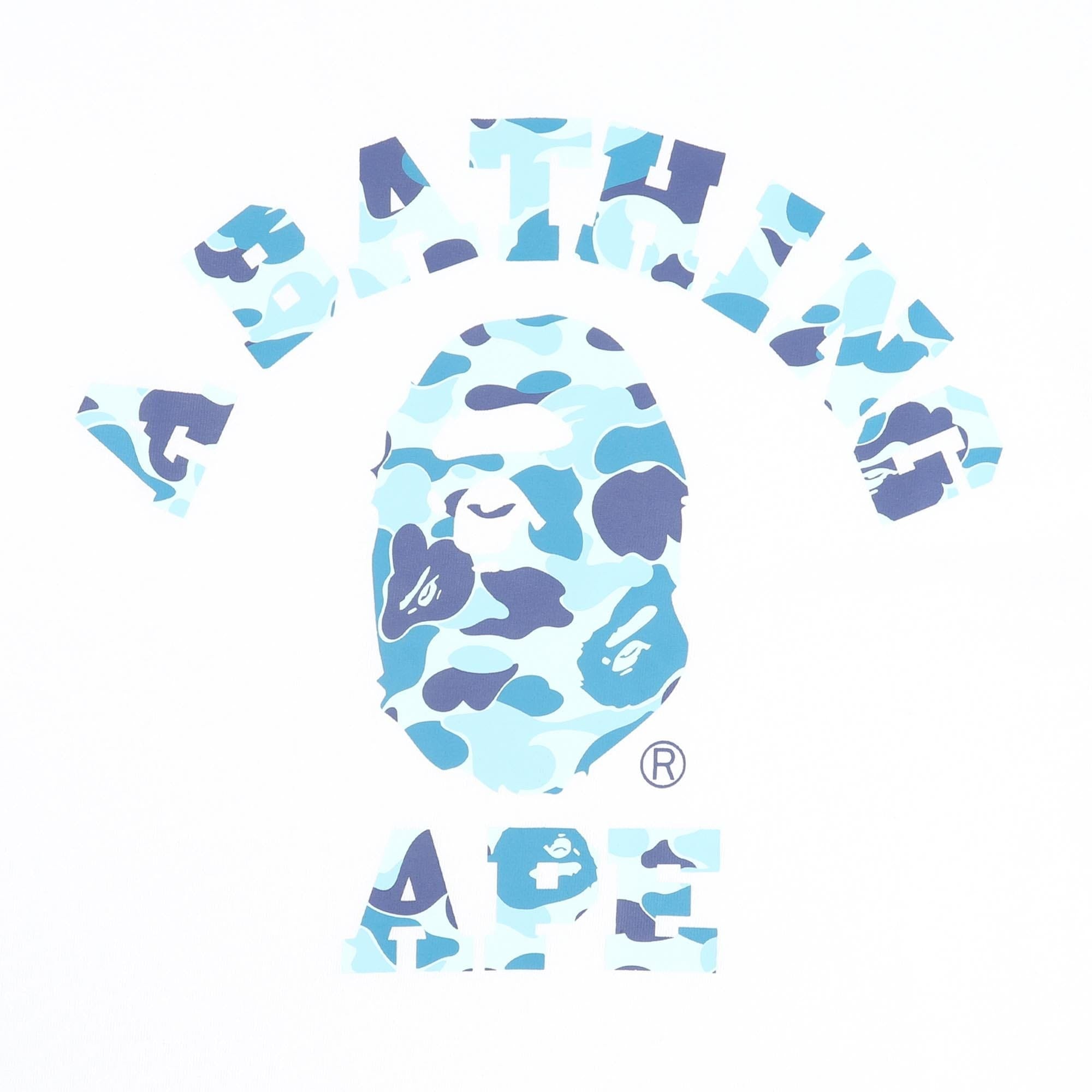 BAPE Abc Camo College Tee