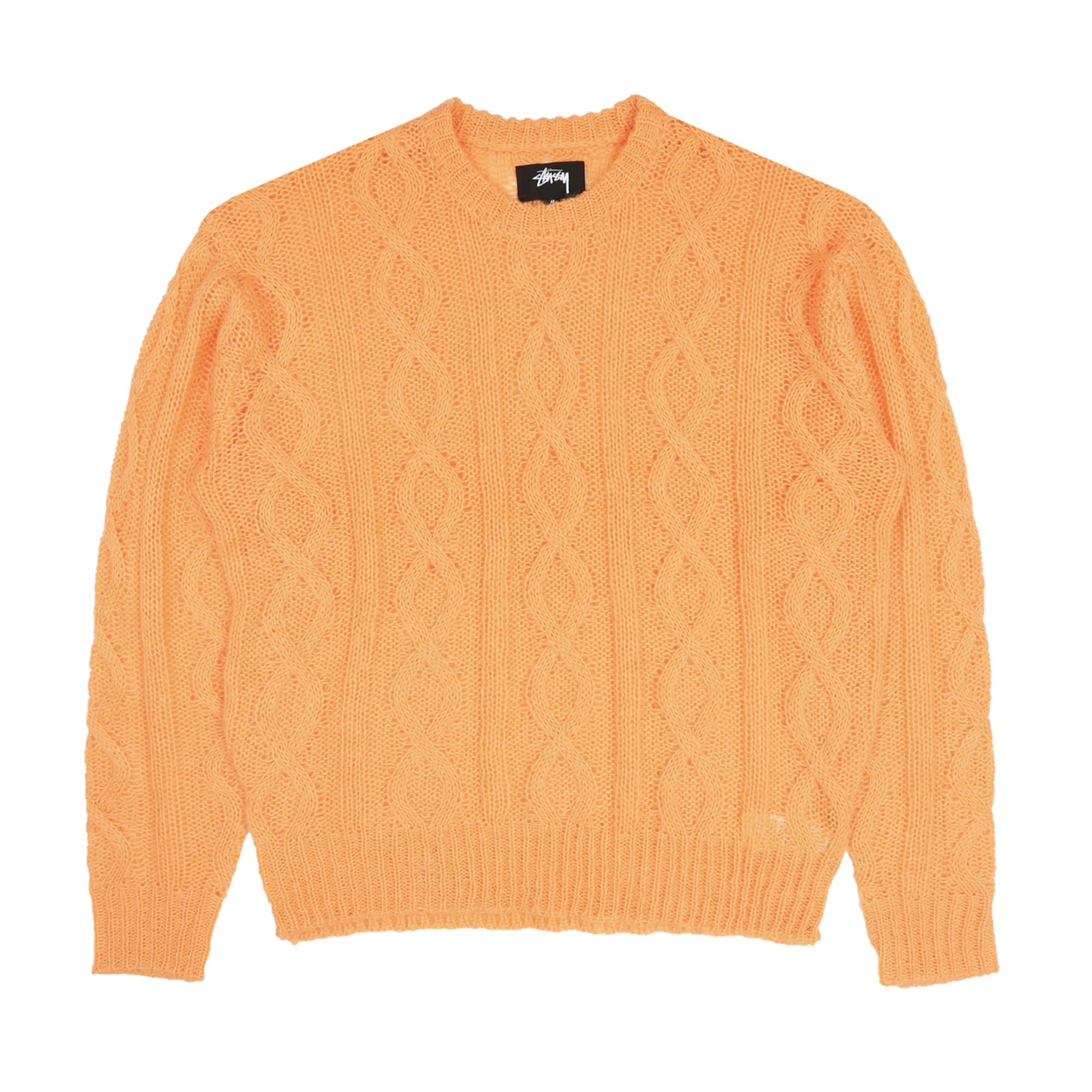 Stussy CABLE LOOSE KNIT SWEATER