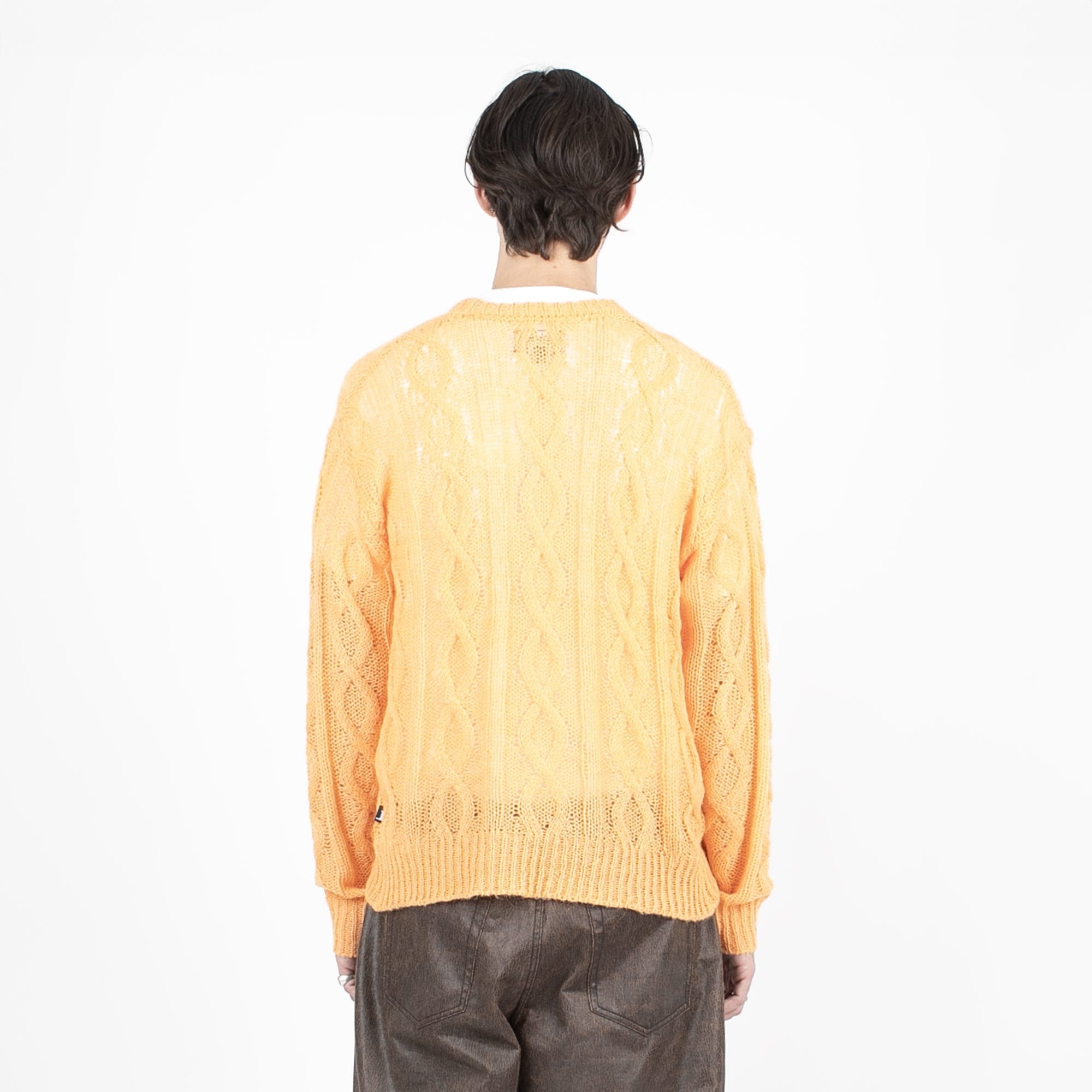 Stussy CABLE LOOSE KNIT SWEATER