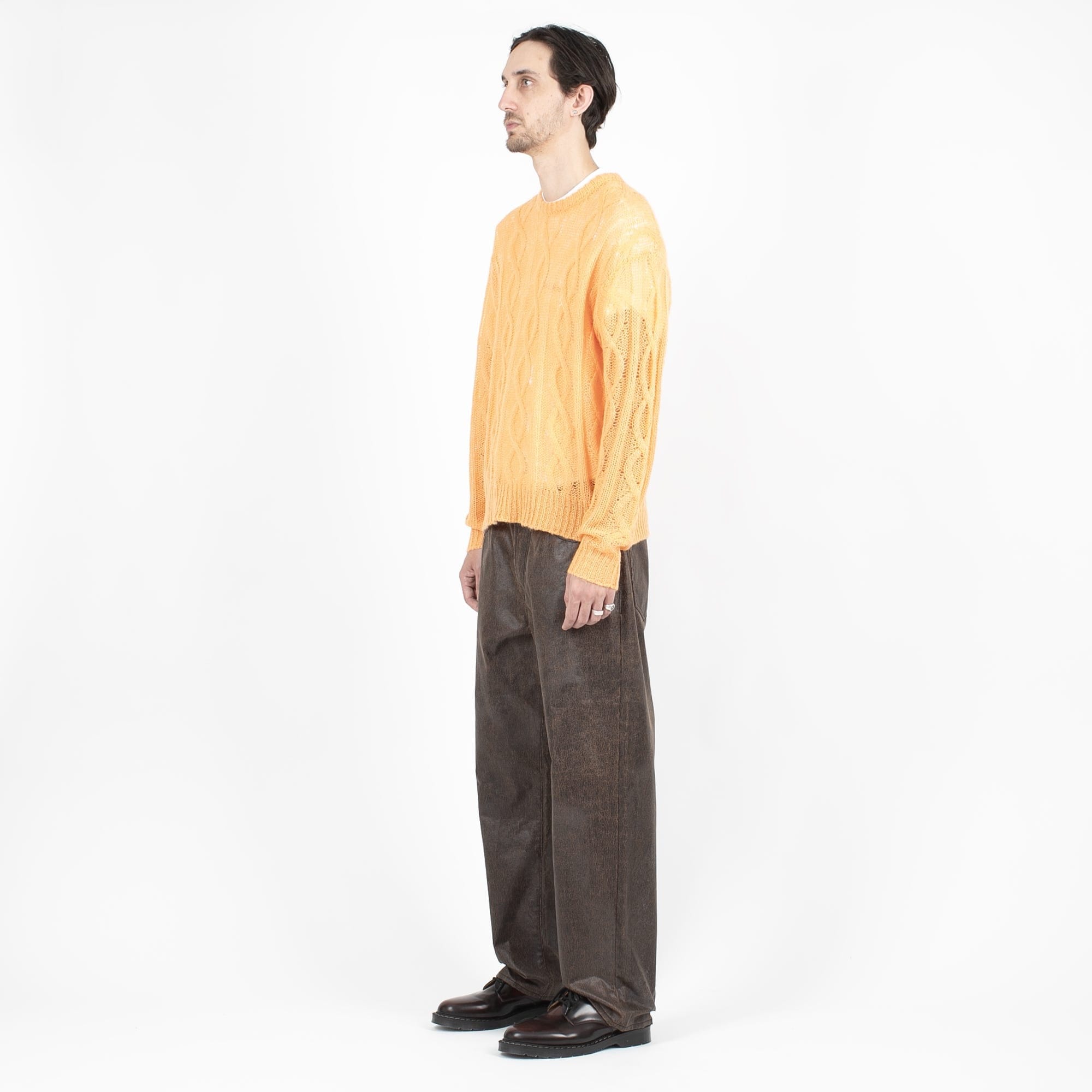 Stussy CABLE LOOSE KNIT SWEATER