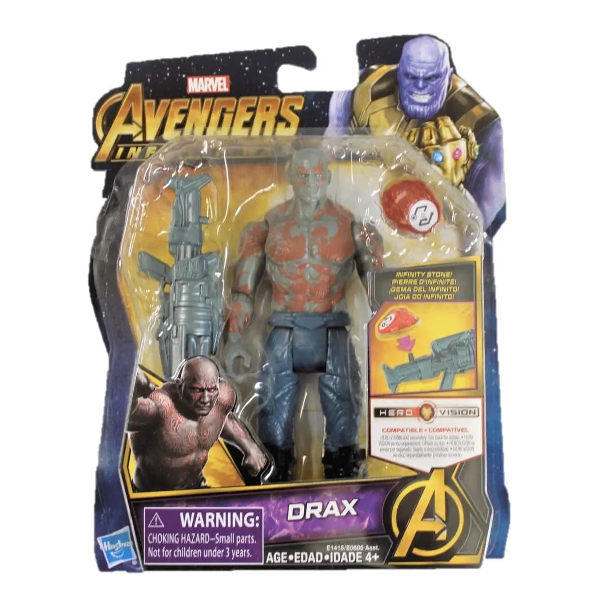 Hasbro Avengers: Infinity War Drax with Infinity Stone 6-Inch Action Figure