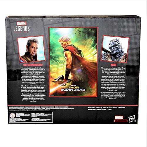 Hasbro Marvel Legends Thor Ragnarok Grandmaster and Korg 6-Inch Action Figures