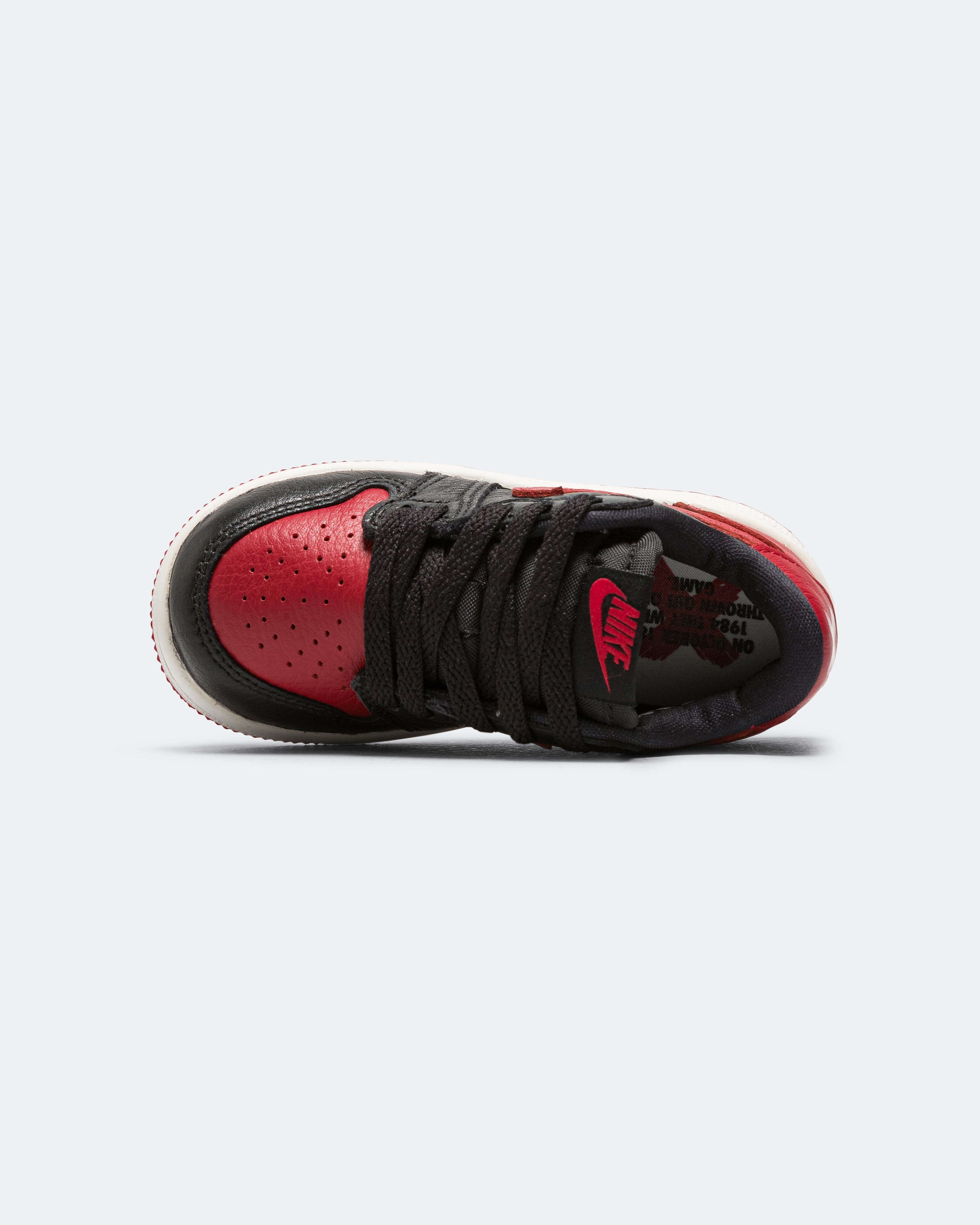 Air Jordan 1 Retro Low OG (TD) - Black/Black-Varsity Red-Summit White