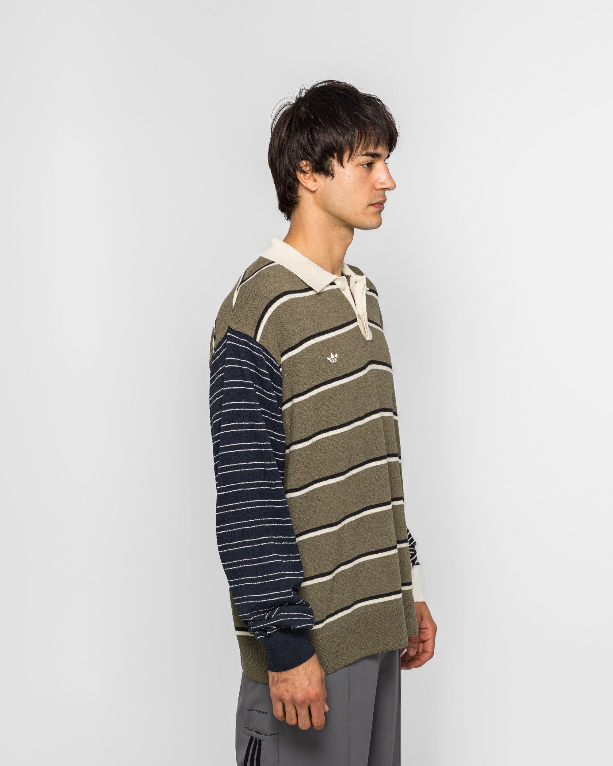 adidas Adi007 Tee LS x SFTM - Olive Strata/Alumina