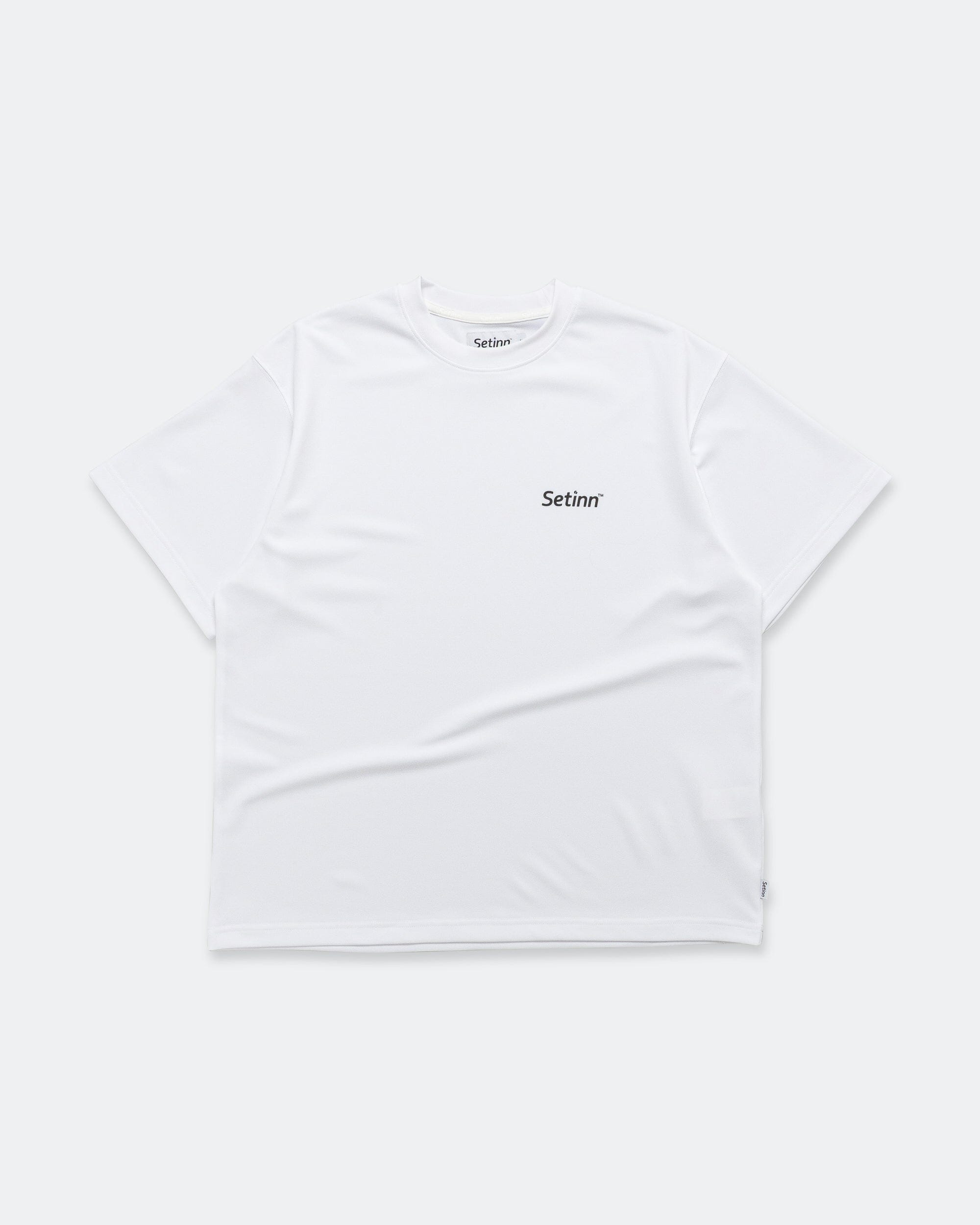 Setinn One Point Script Shirt - White