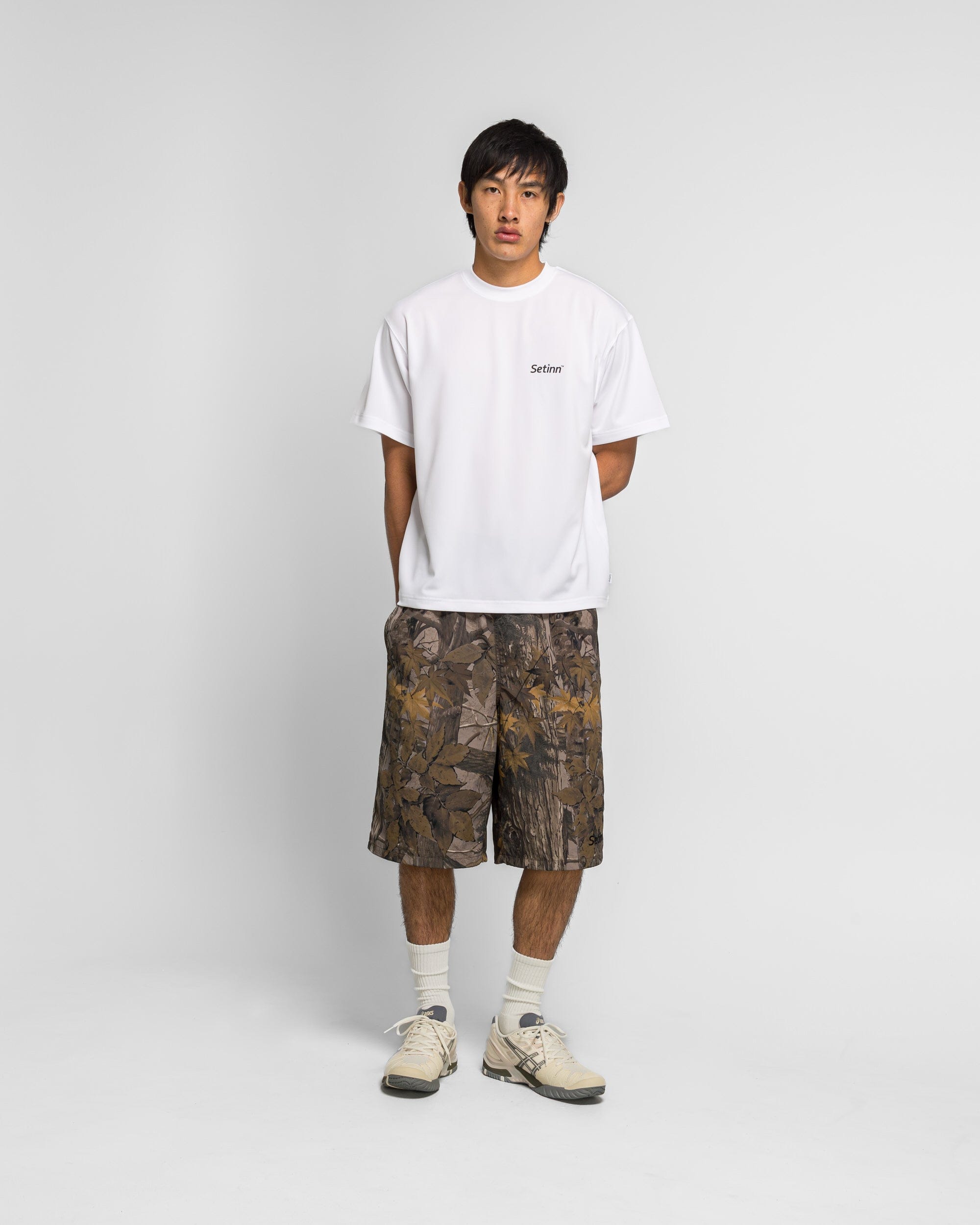 Setinn One Point Script Shirt - White