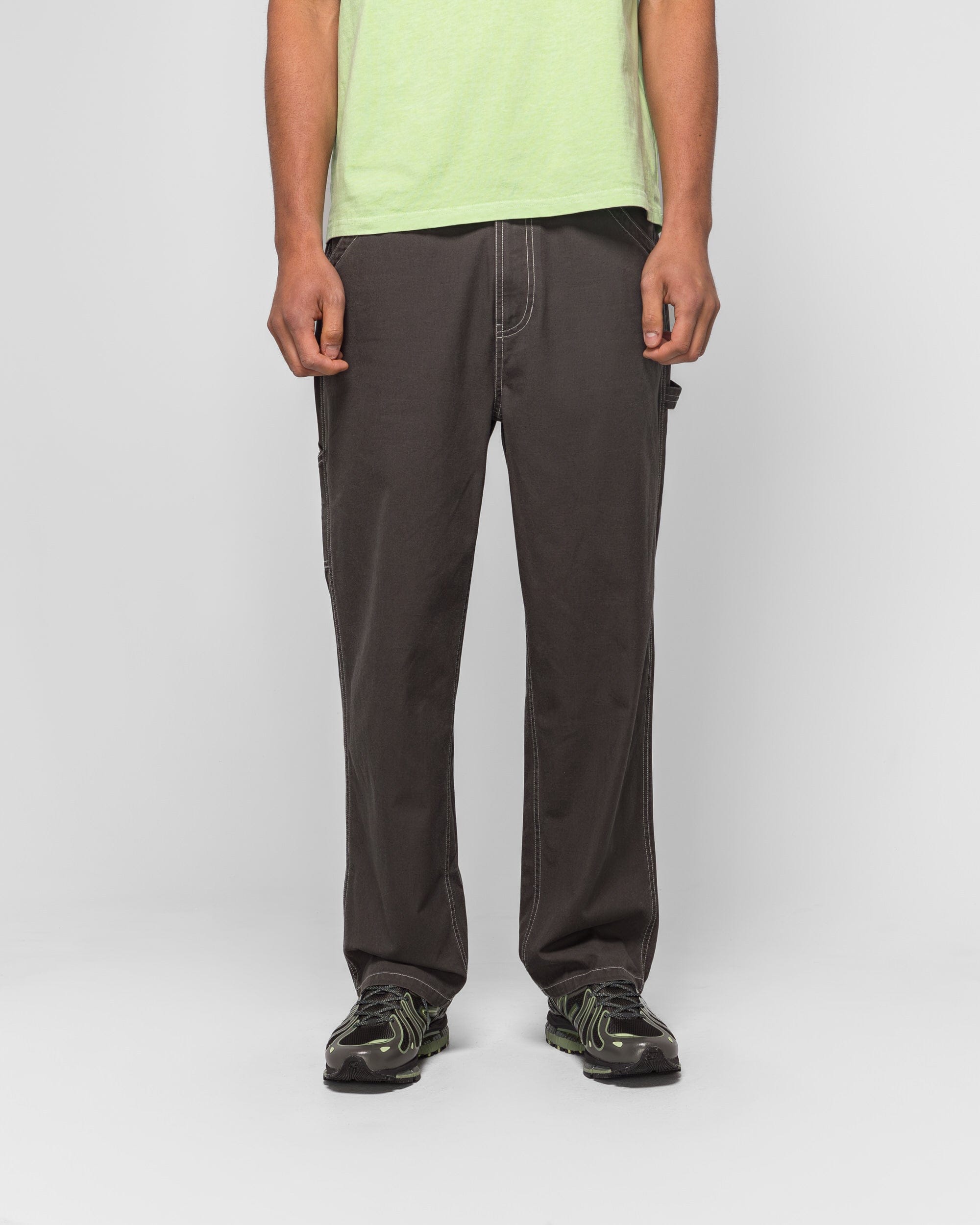 thisisneverthat Washed Canvas Work Pant - Charcoal