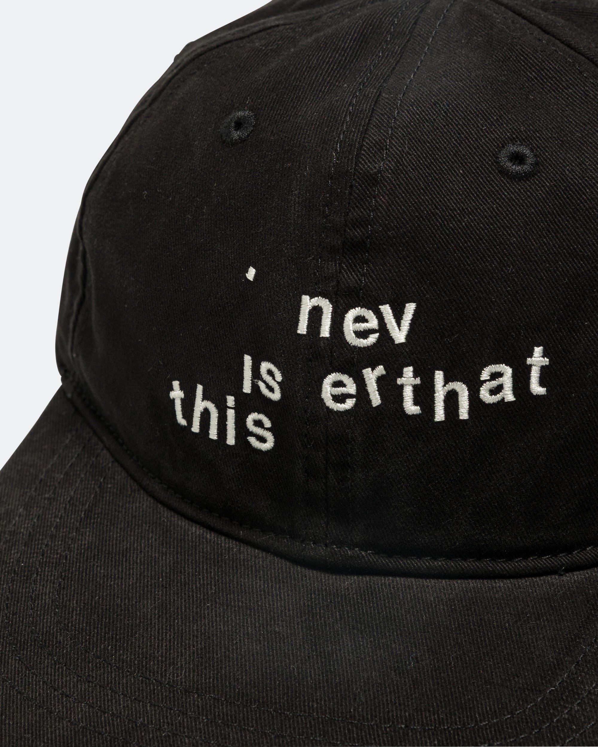 thisisneverthat Broken Logo Cap - Black