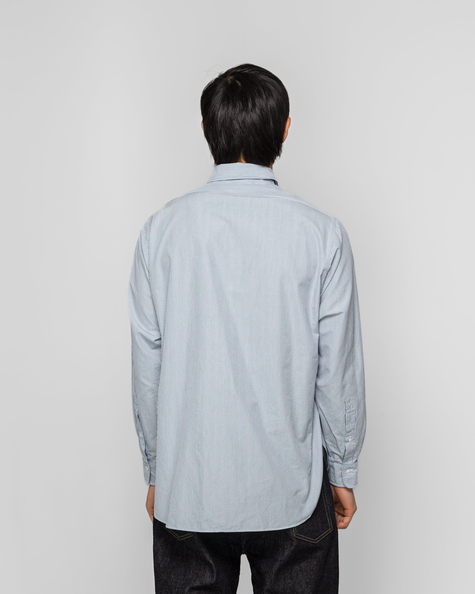 A.PRESSE Regular Collar Shirt - Navy