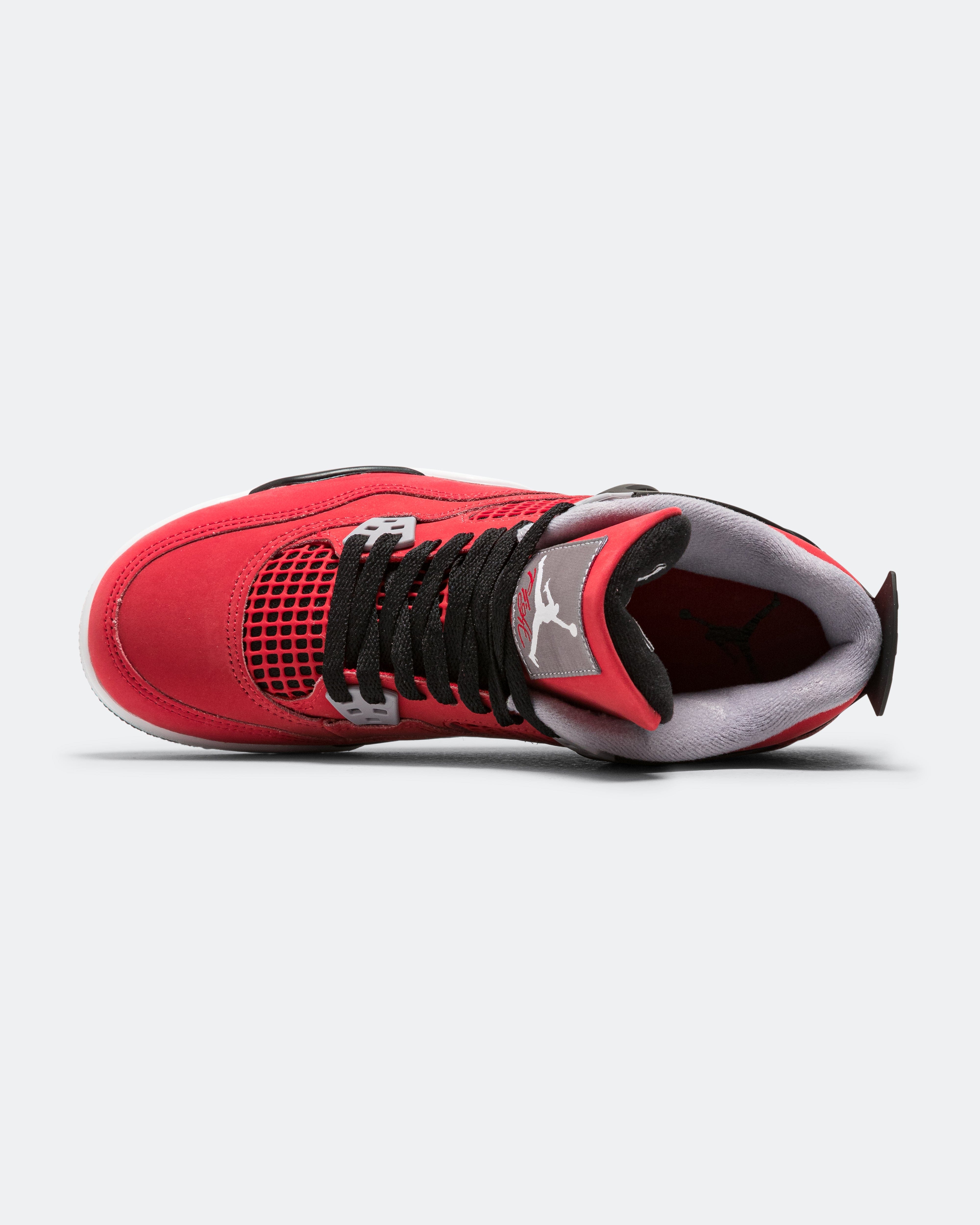 Air Jordan 4 Retro (GS) - Fire Red/White-Black-Cement Grey