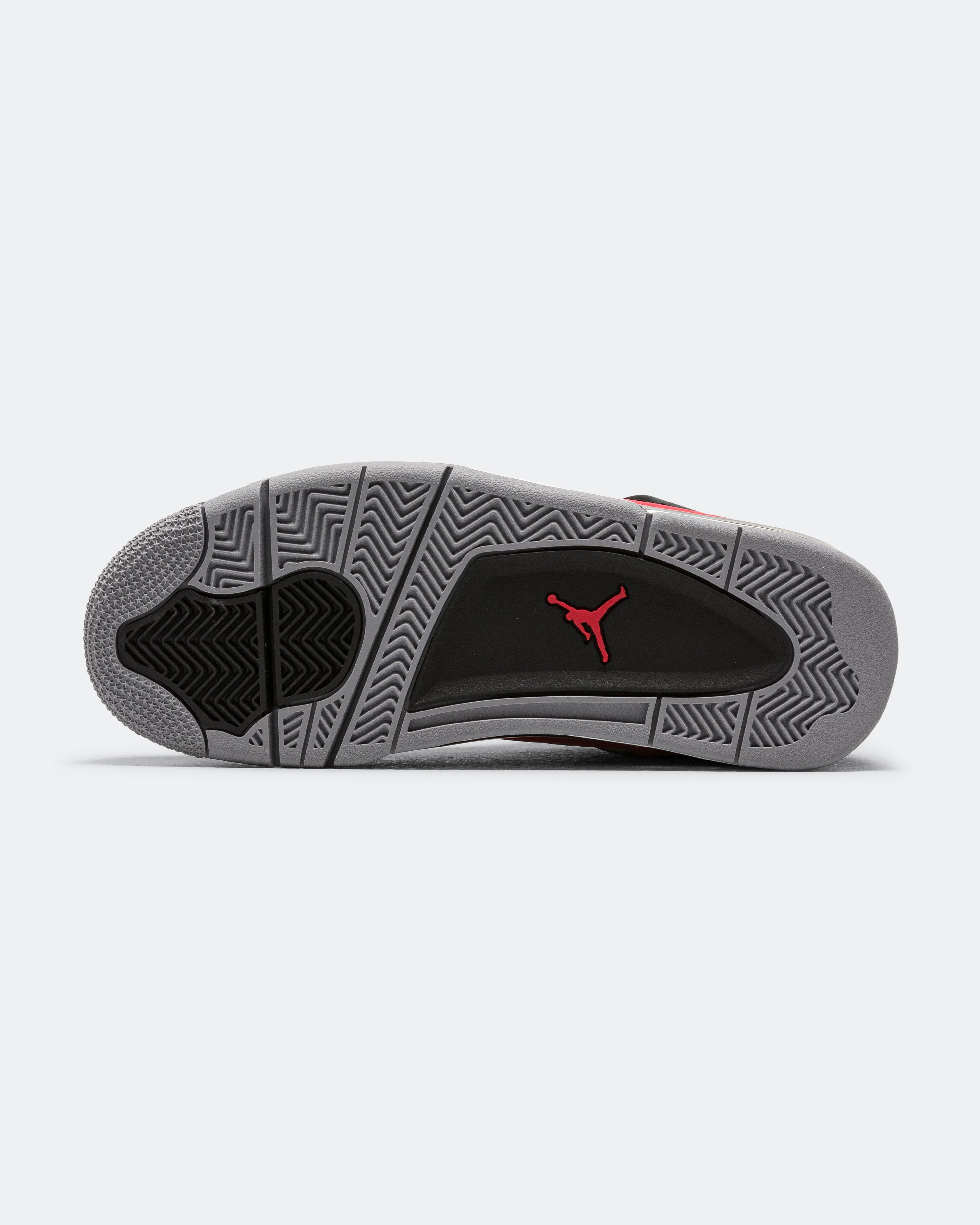 Air Jordan 4 Retro (GS) - Fire Red/White-Black-Cement Grey