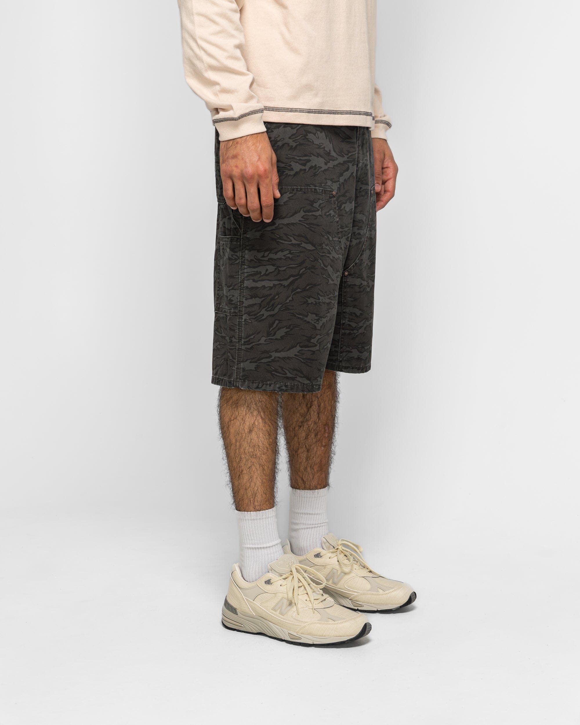 Beams Print Double Knee Shorts - Camo