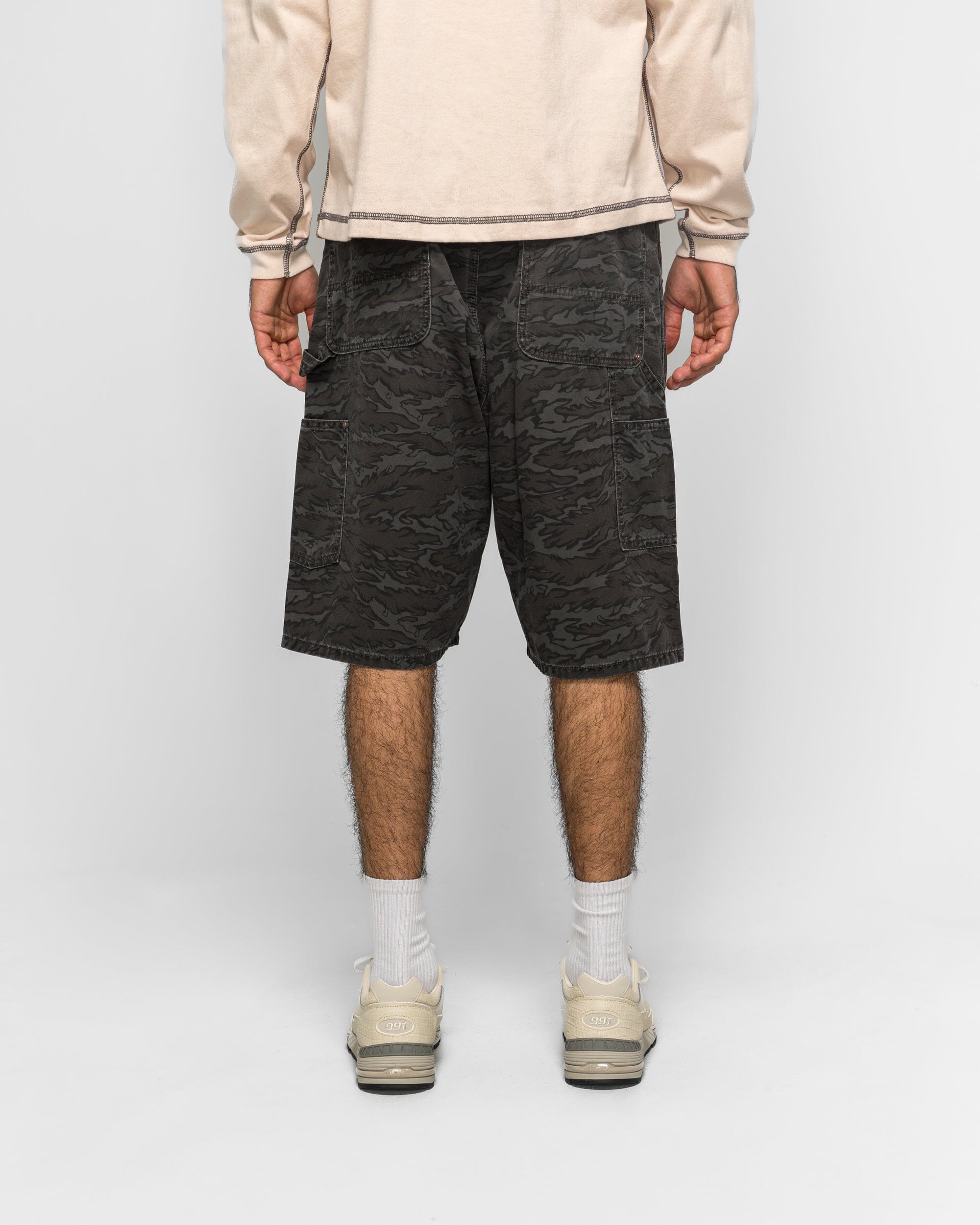 Beams Print Double Knee Shorts - Camo