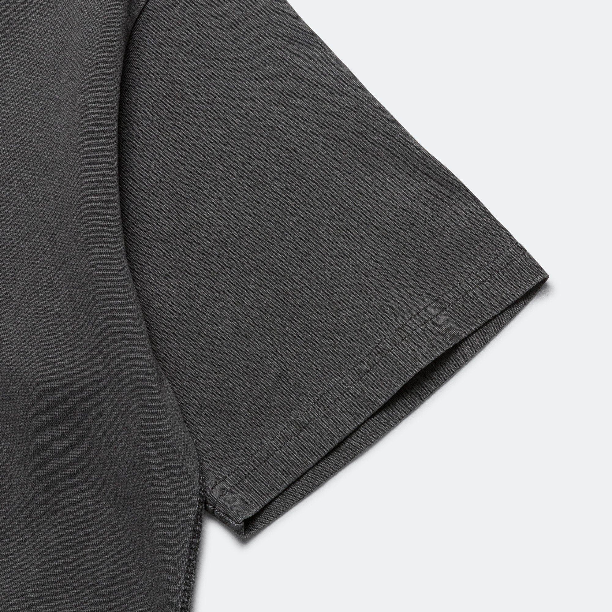 Beach Brains Boxy Tee - Charcoal