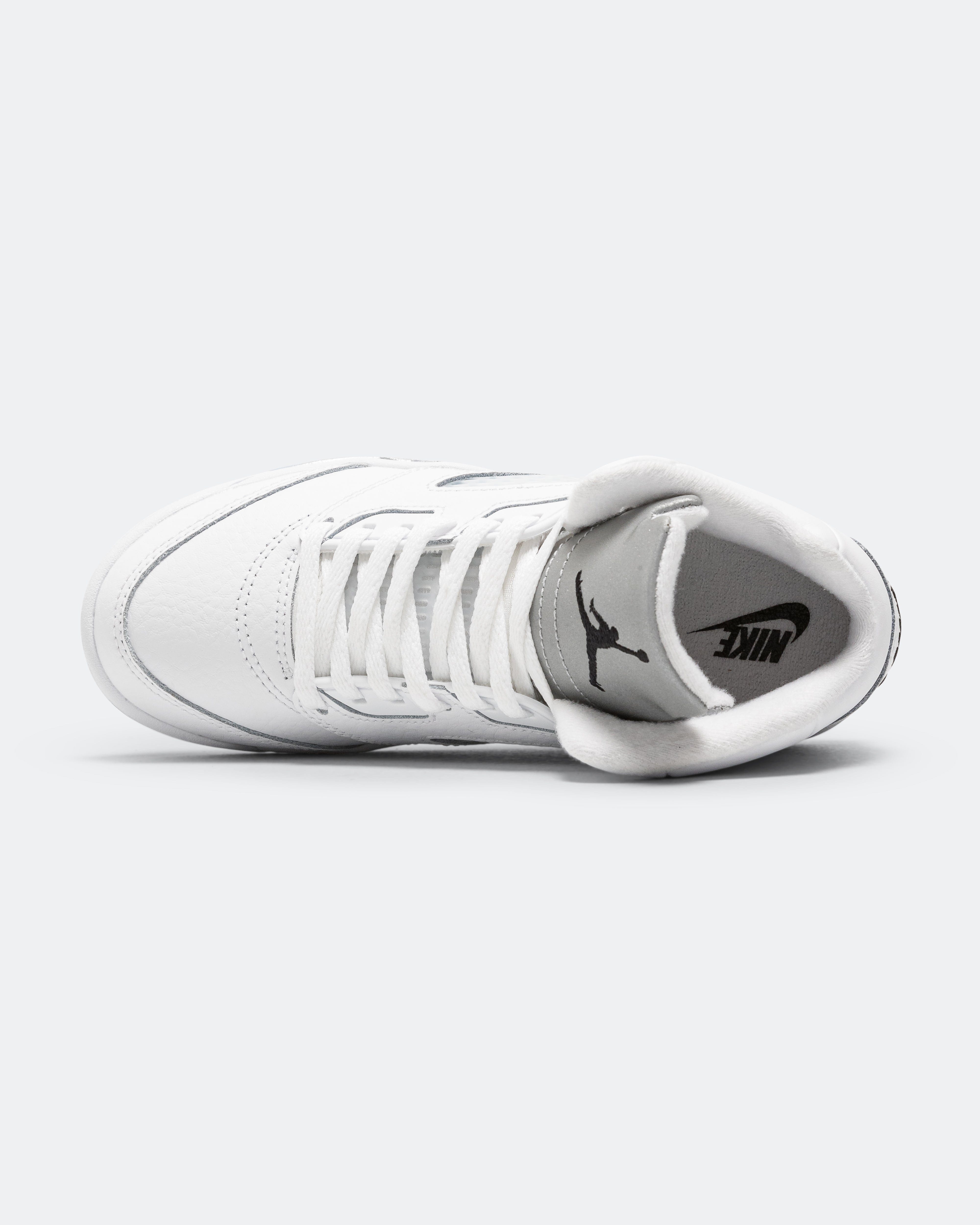 Air Jordan Jordan 5 Retro (PS) - White/Black-Metallic Silver