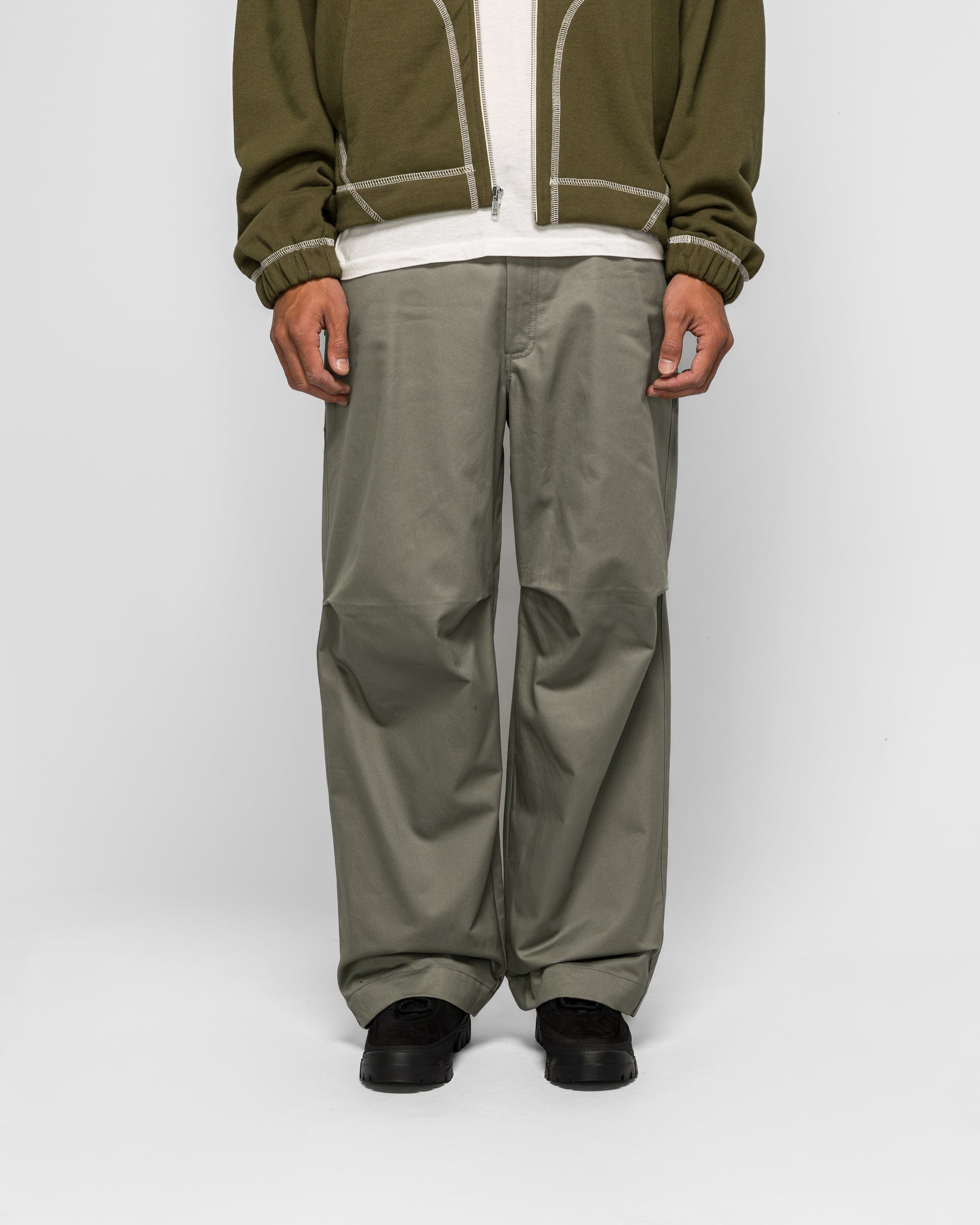 Colin Meredith Loop Claw Trouser - Olive