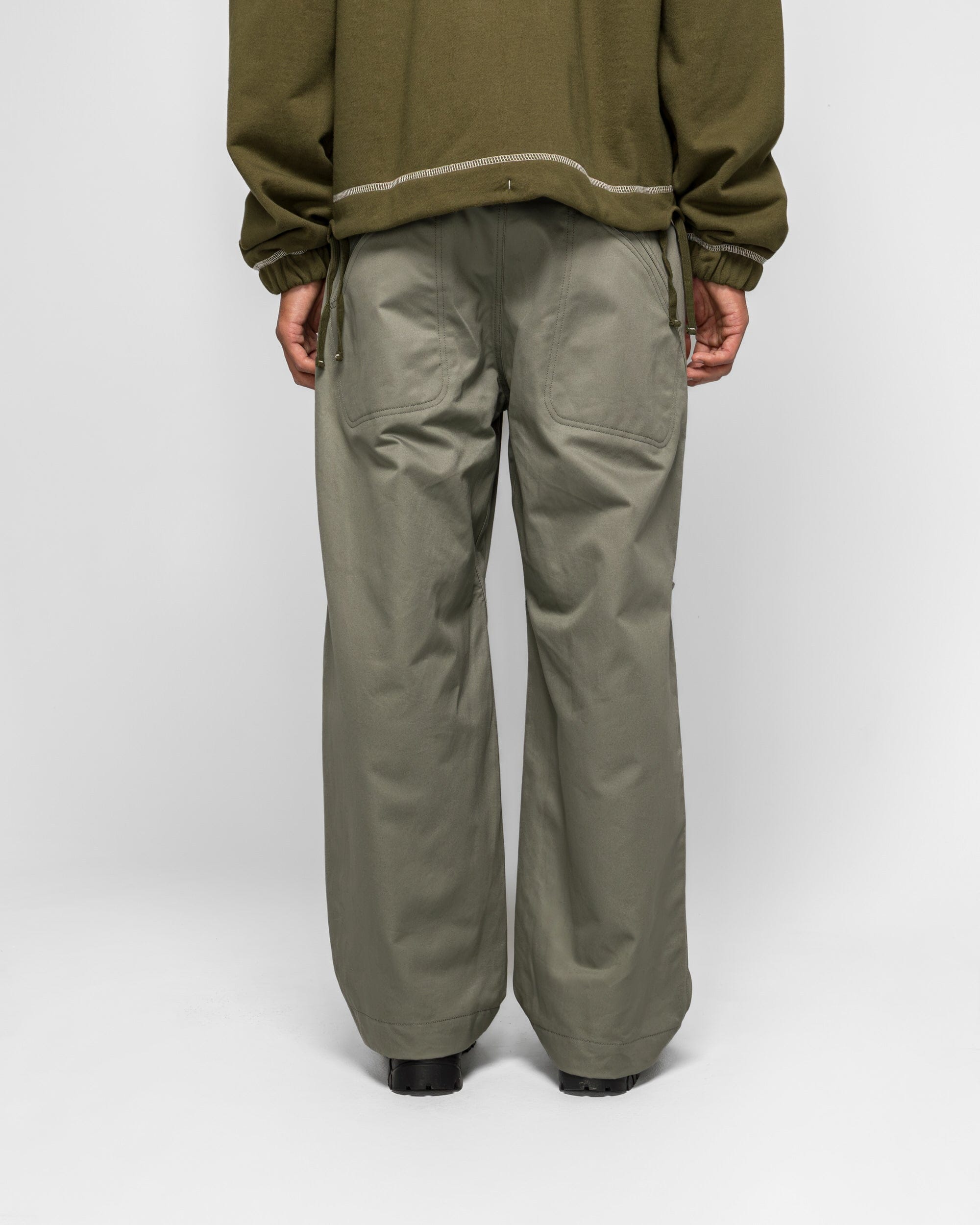 Colin Meredith Loop Claw Trouser - Olive