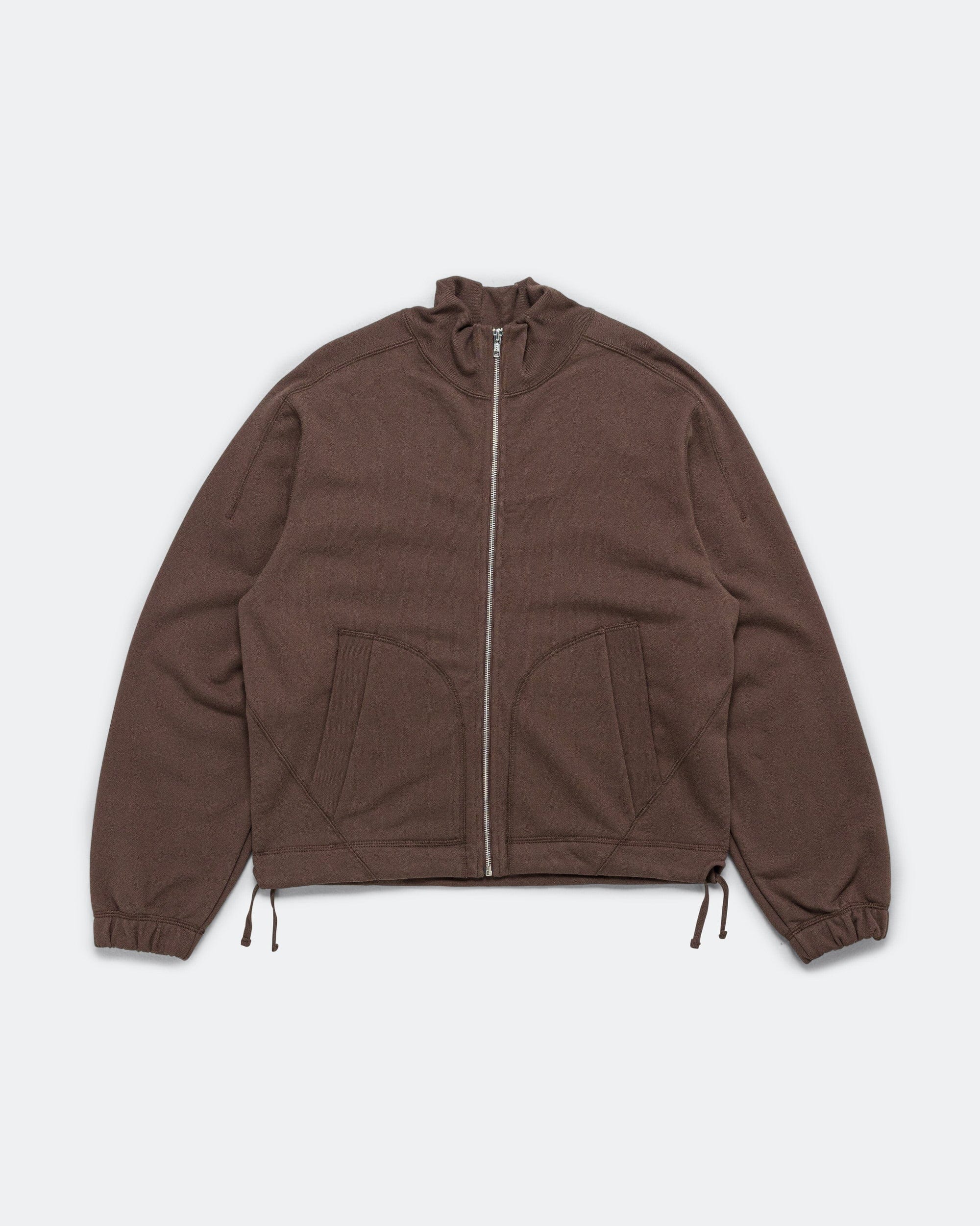 Colin Meredith Knot Zip Sweater - Brown