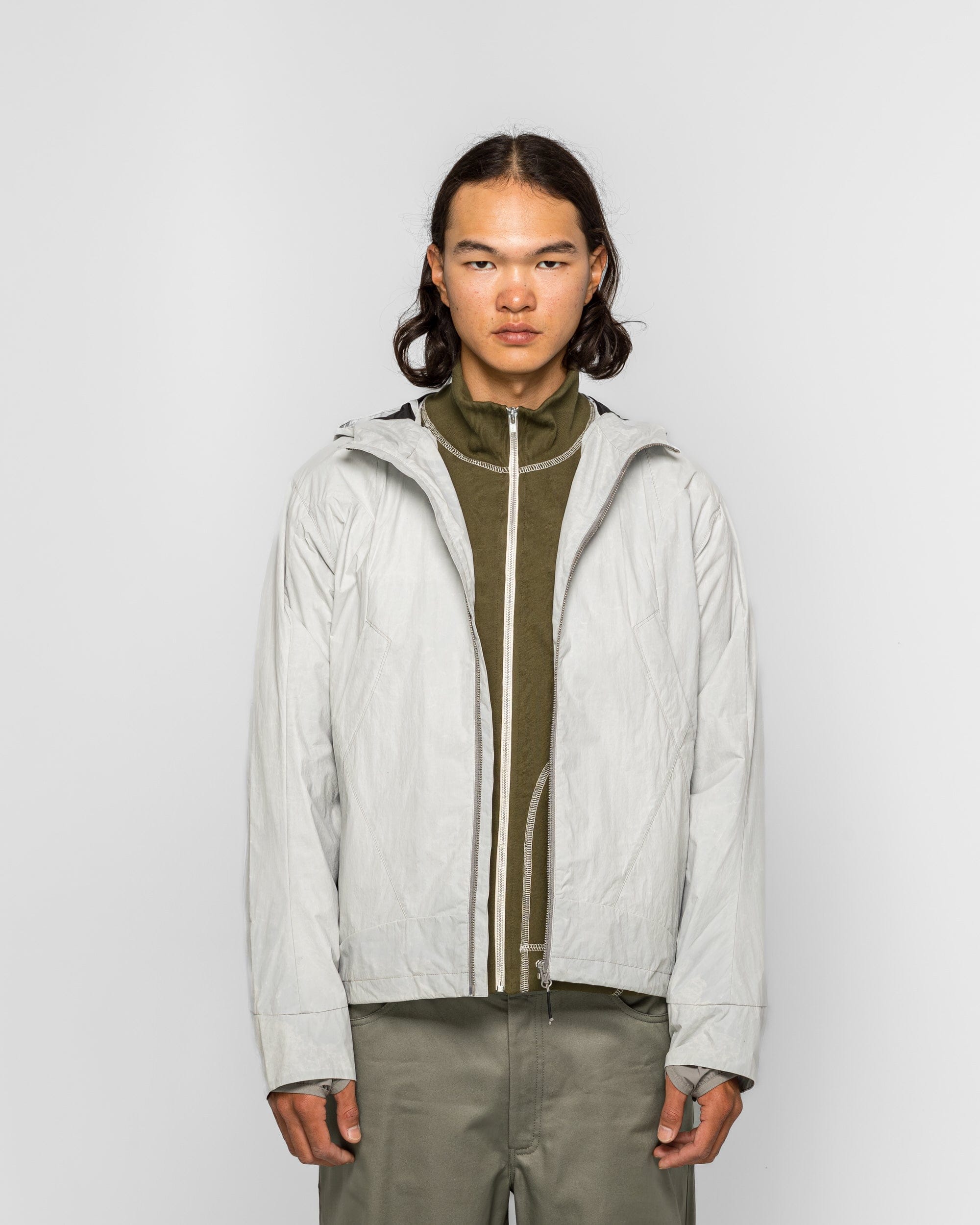 Colin Meredith Gasket Hooded Jacket - Chalk