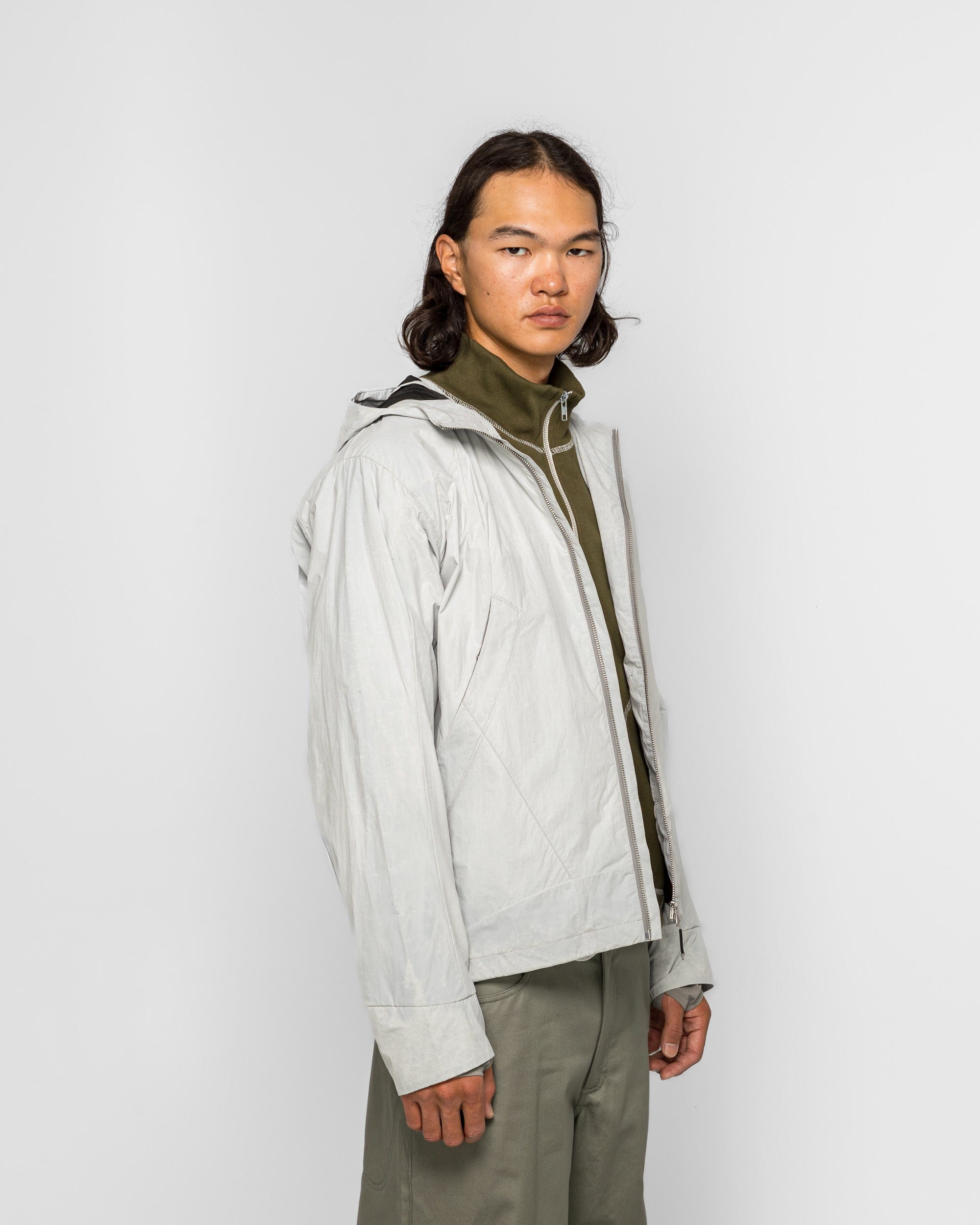 Colin Meredith Gasket Hooded Jacket - Chalk