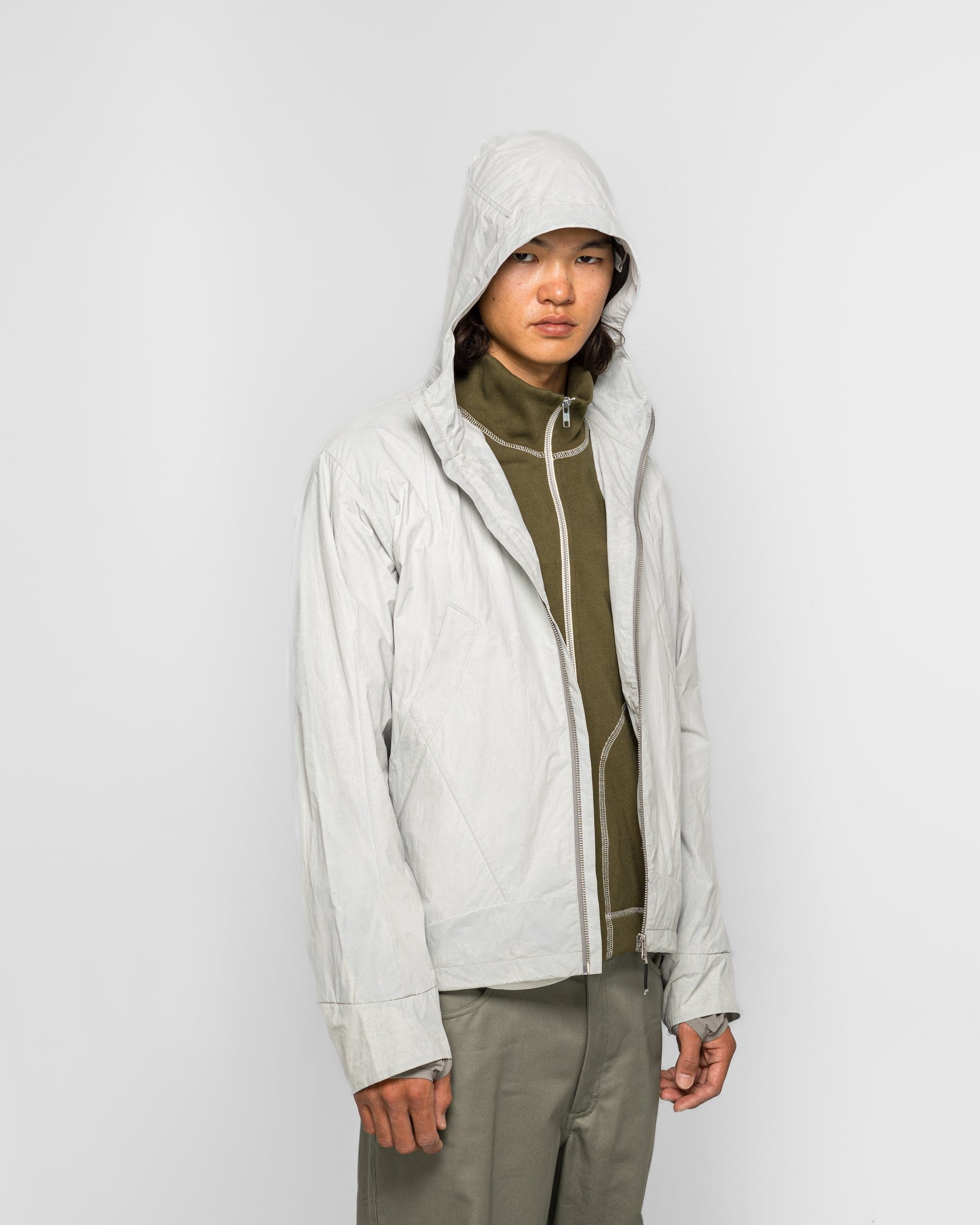 Colin Meredith Gasket Hooded Jacket - Chalk