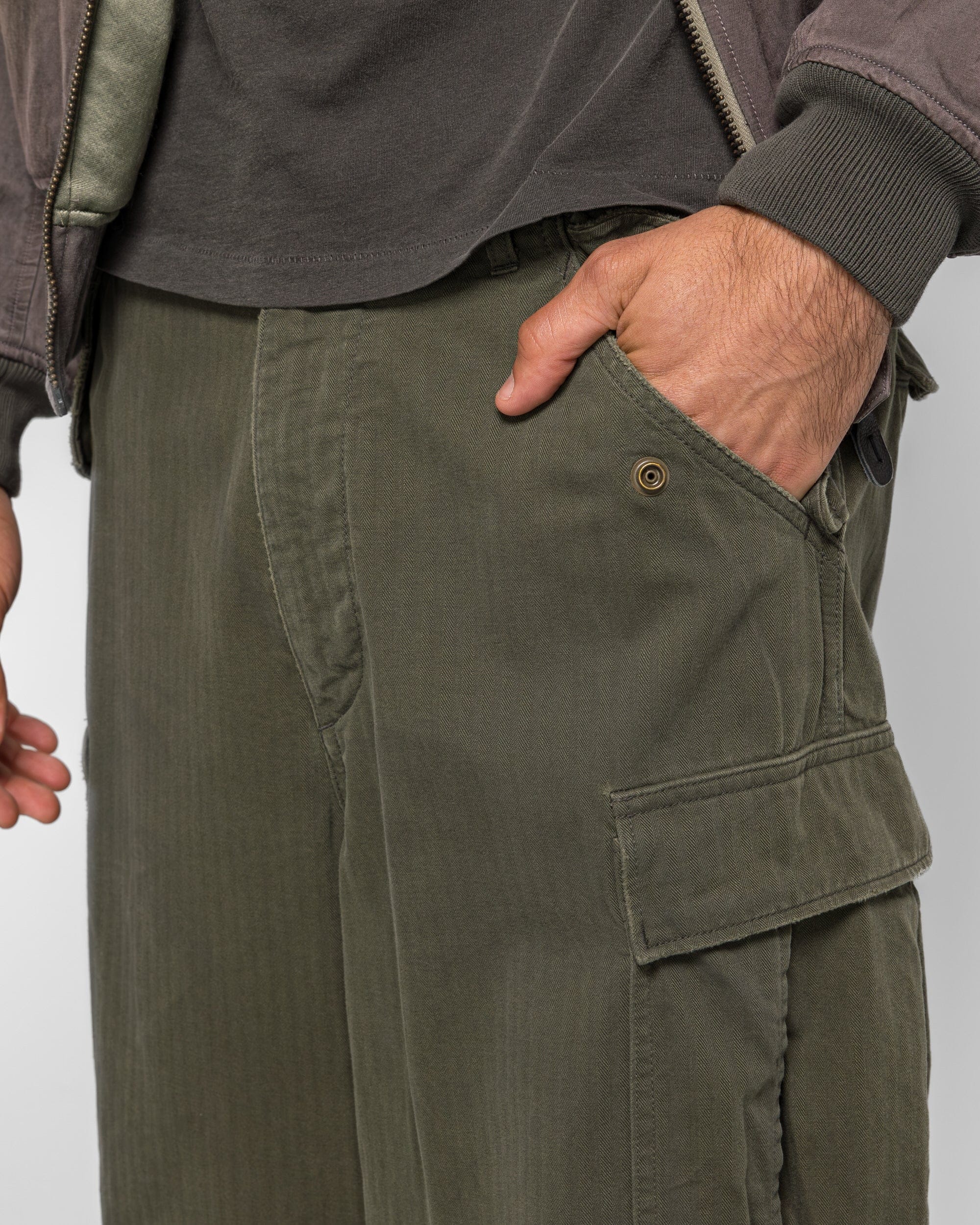 A.PRESSE Vintage US Army M-51 Field Pants - Olive