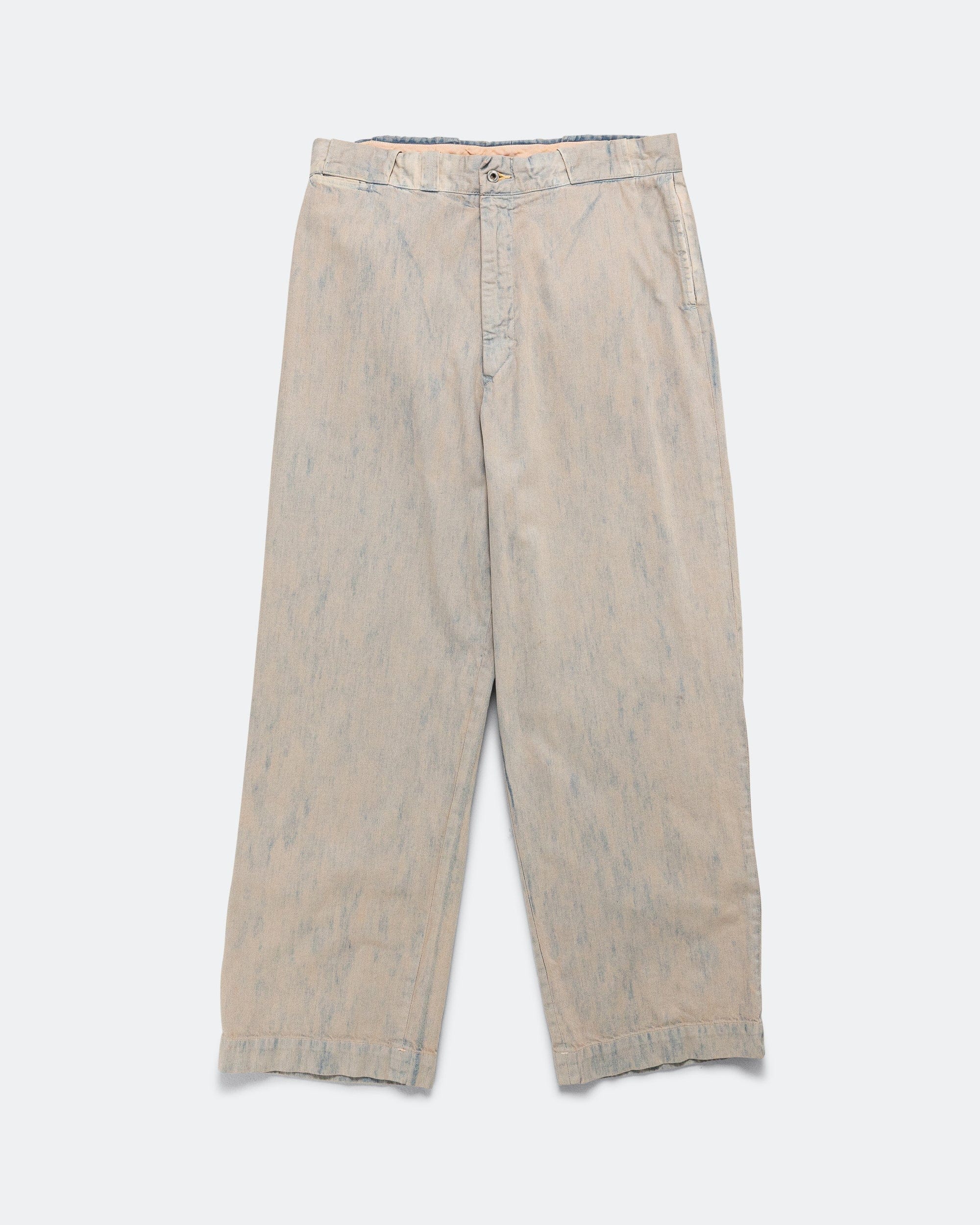 A.PRESSE Vintage Prisoner Denim Pants - Bleach