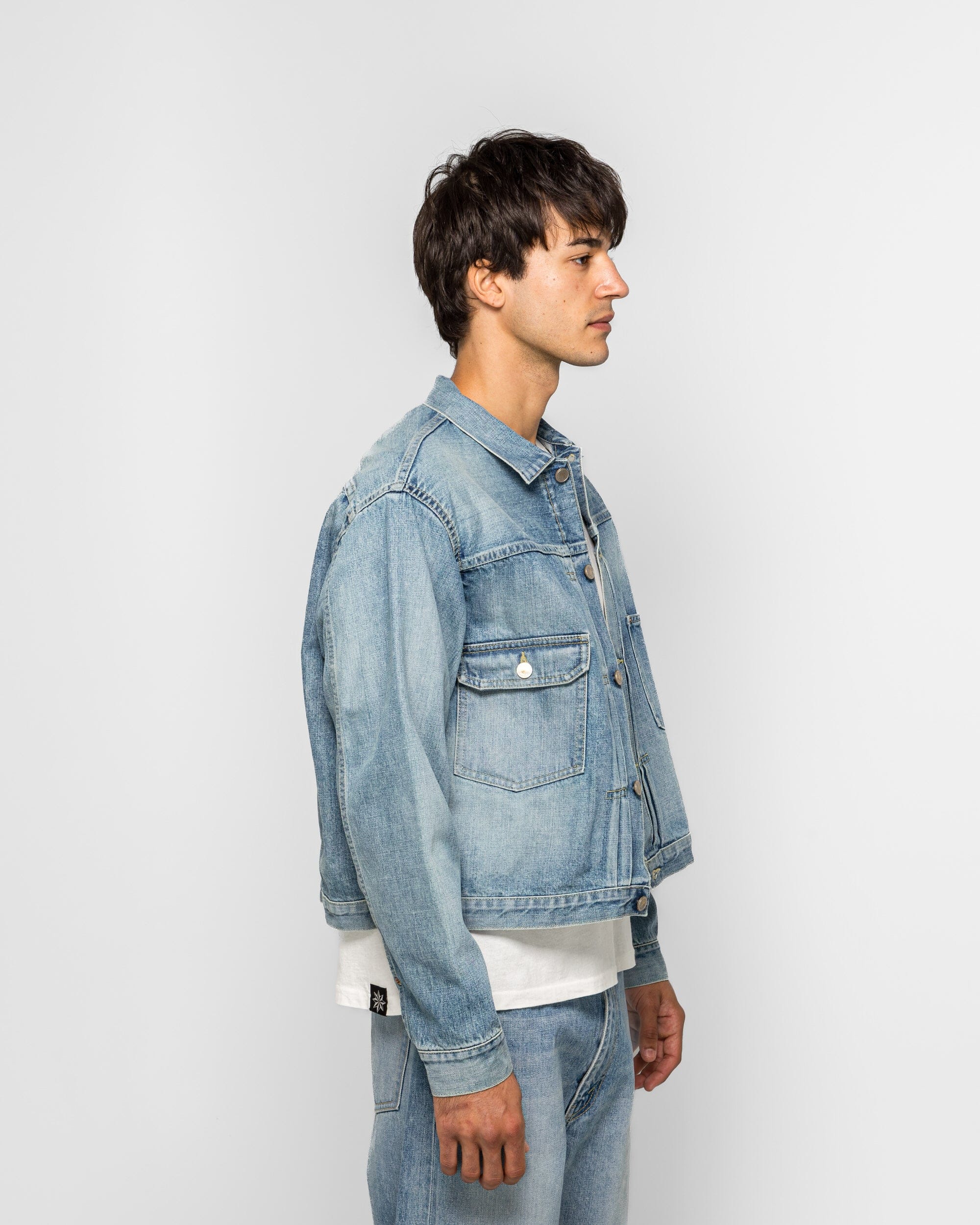 Unlikely Time Travel Trucker Jacket - 1977 Wash