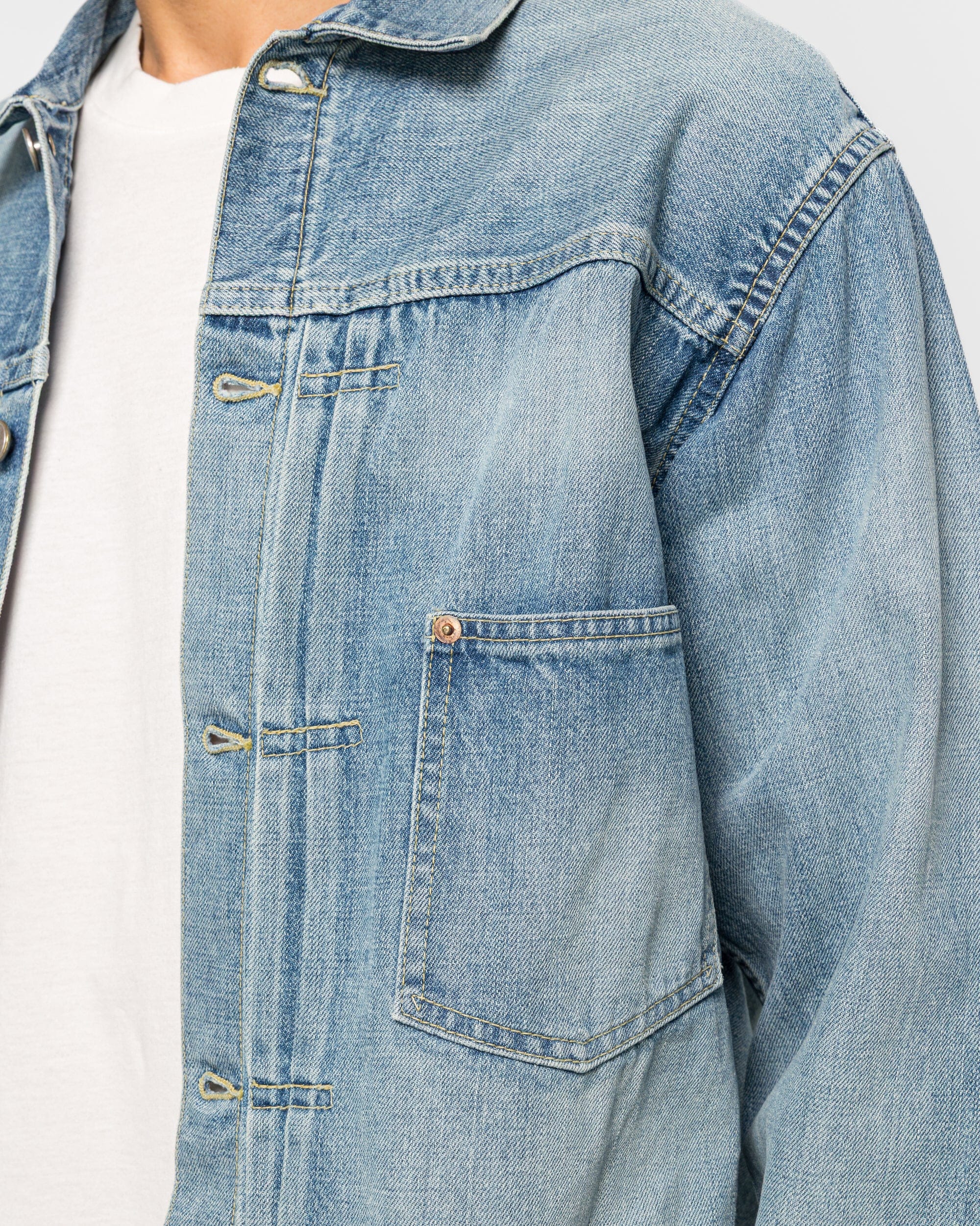 Unlikely Time Travel Trucker Jacket - 1977 Wash
