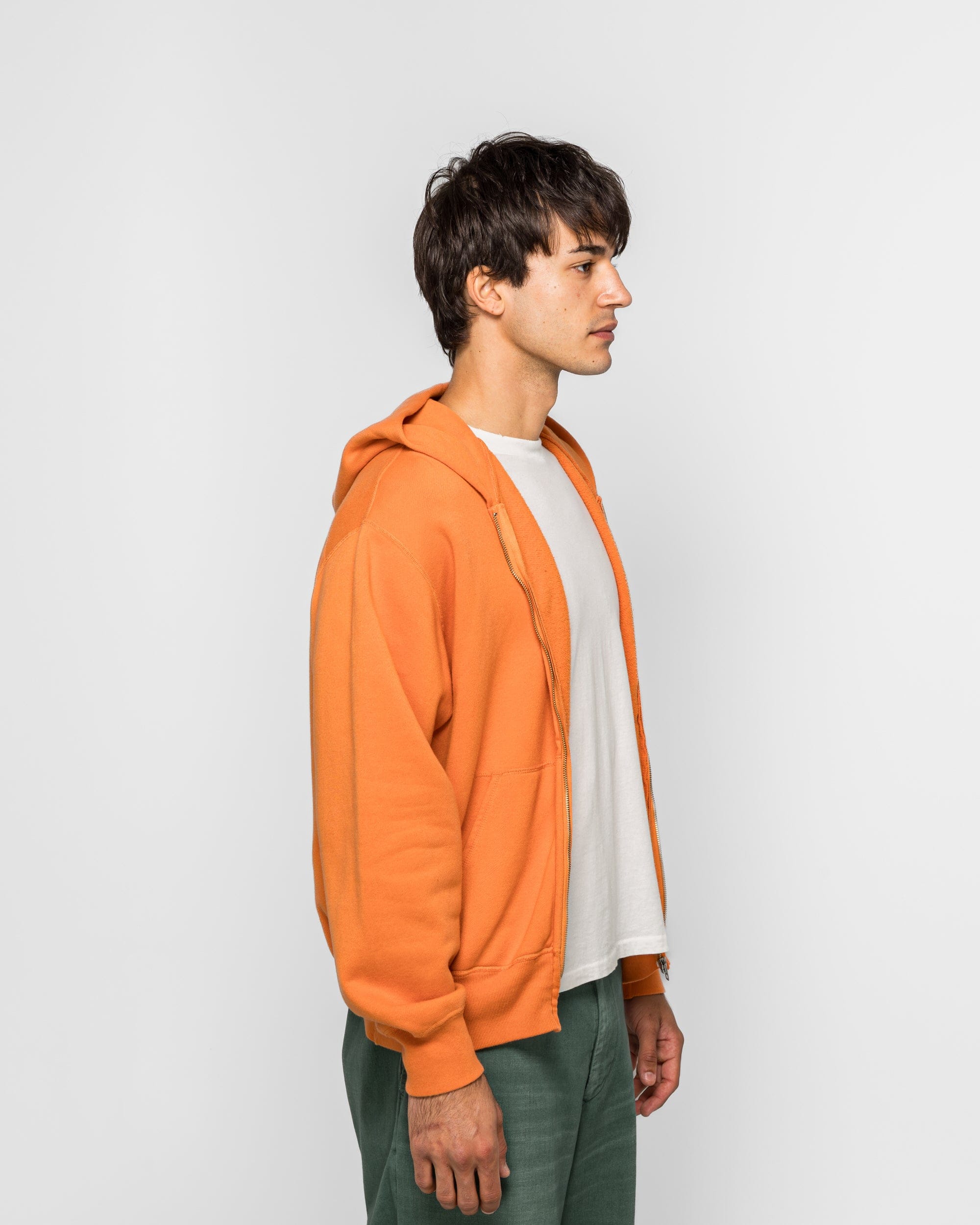 Unlikely Raglan Zip Hoodie - Orange