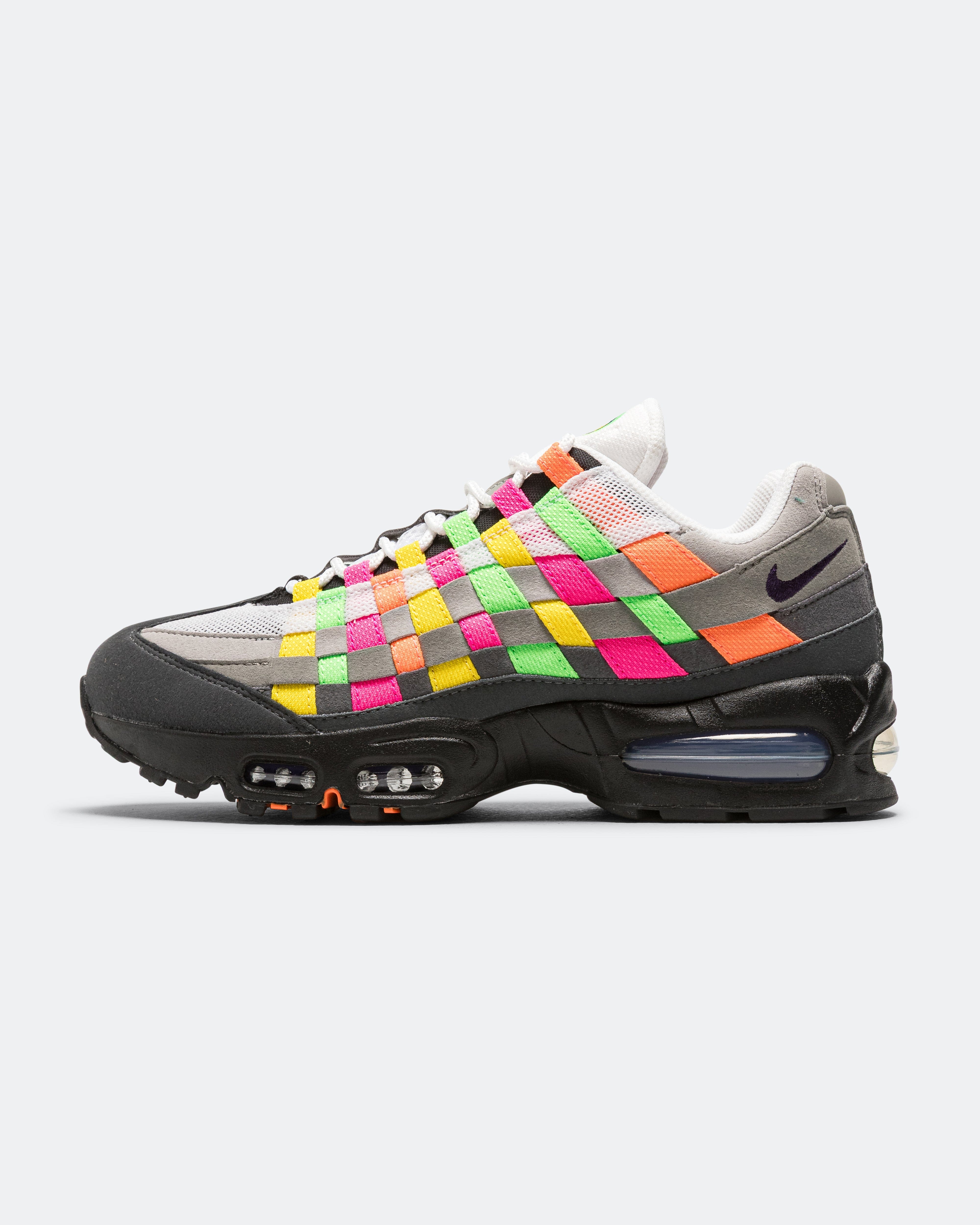 Nike Air Max 95 Woven - White/Purple Dynasty-Pearl Grey