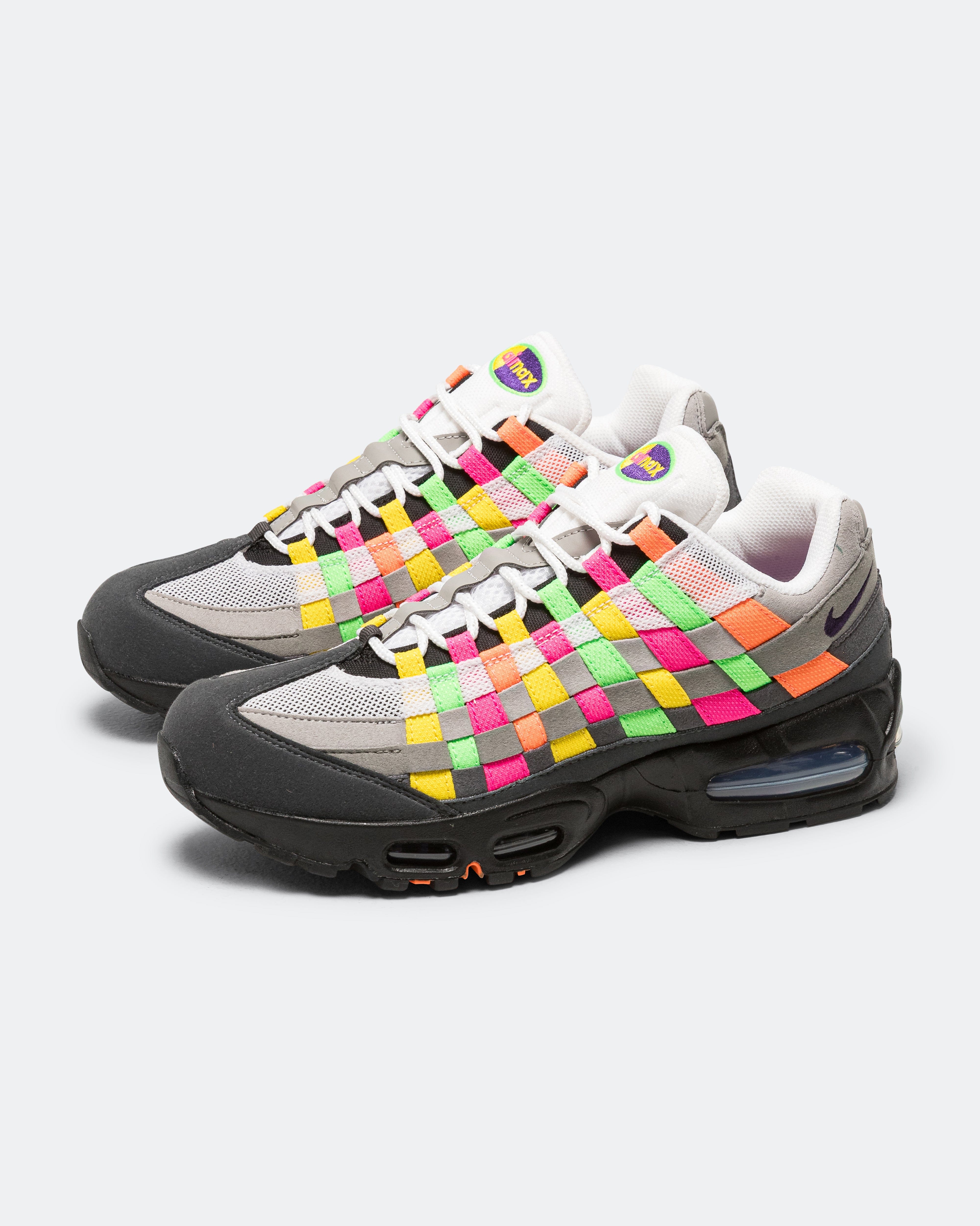Nike Air Max 95 Woven - White/Purple Dynasty-Pearl Grey